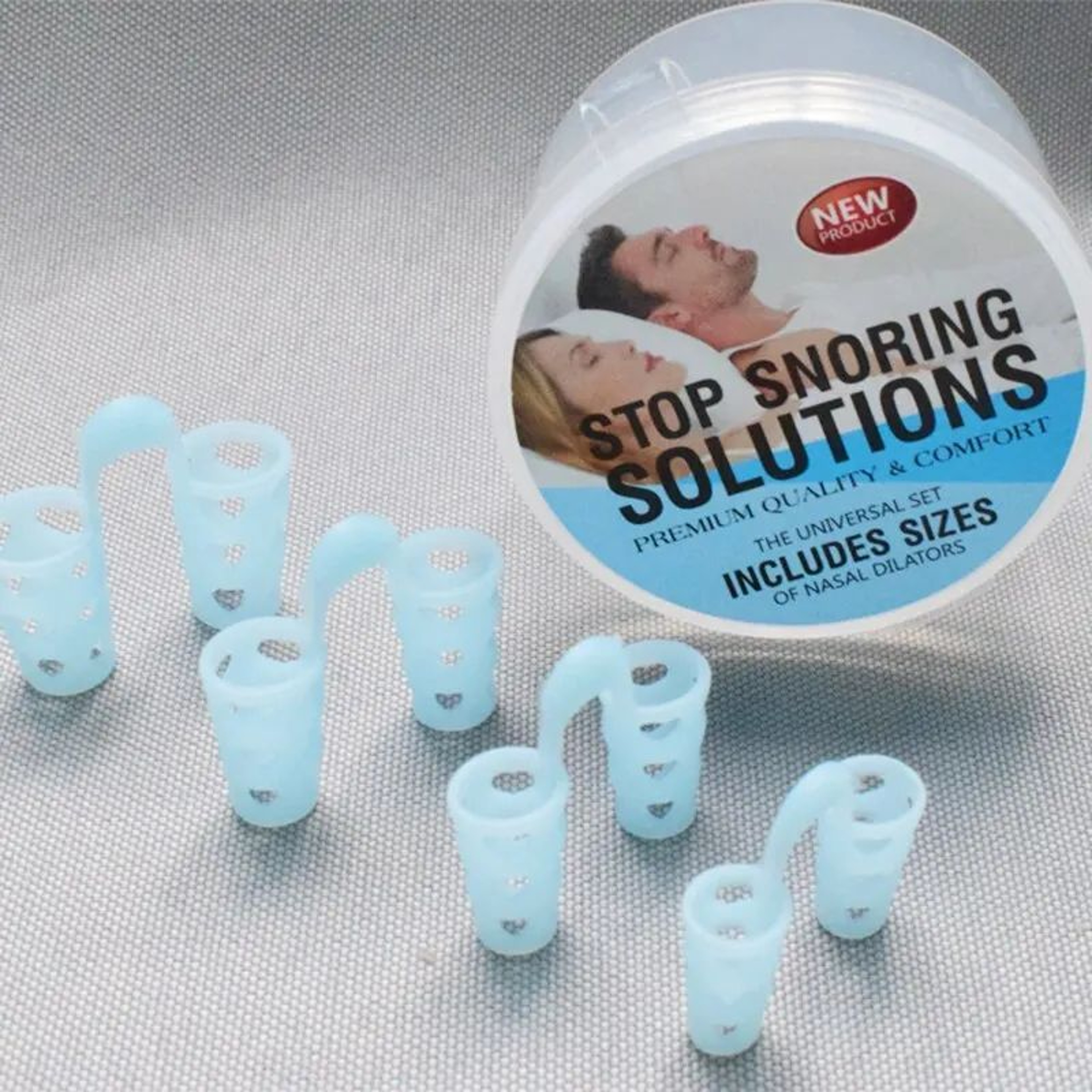 AntiSnoring Silicone Nasal Dilator Set  Easy Breathing Sleep Aid Inserts For Snoring Relief 4 Sizes 2