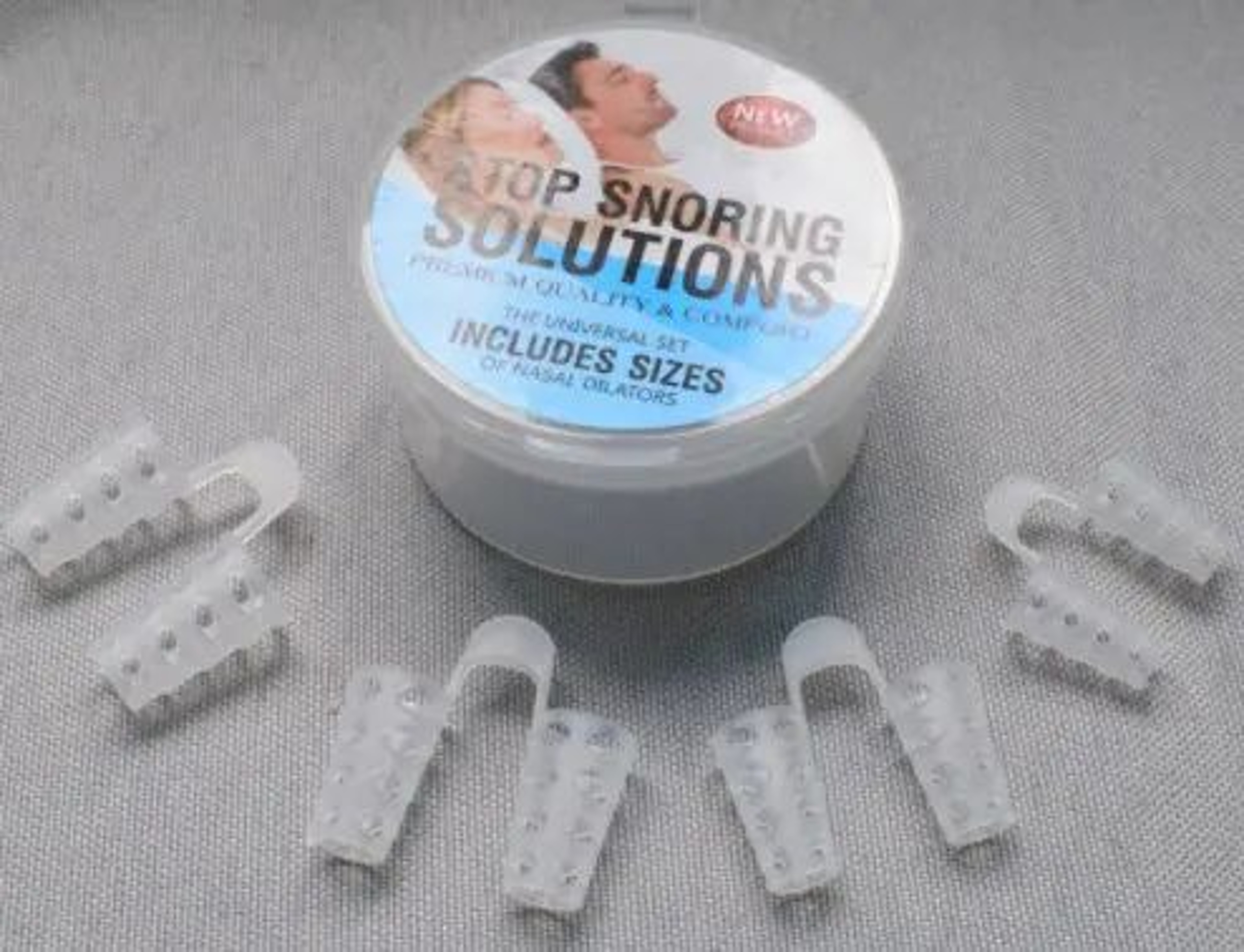 AntiSnoring Silicone Nasal Dilator Set  Easy Breathing Sleep Aid Inserts For Snoring Relief 4 Sizes 6