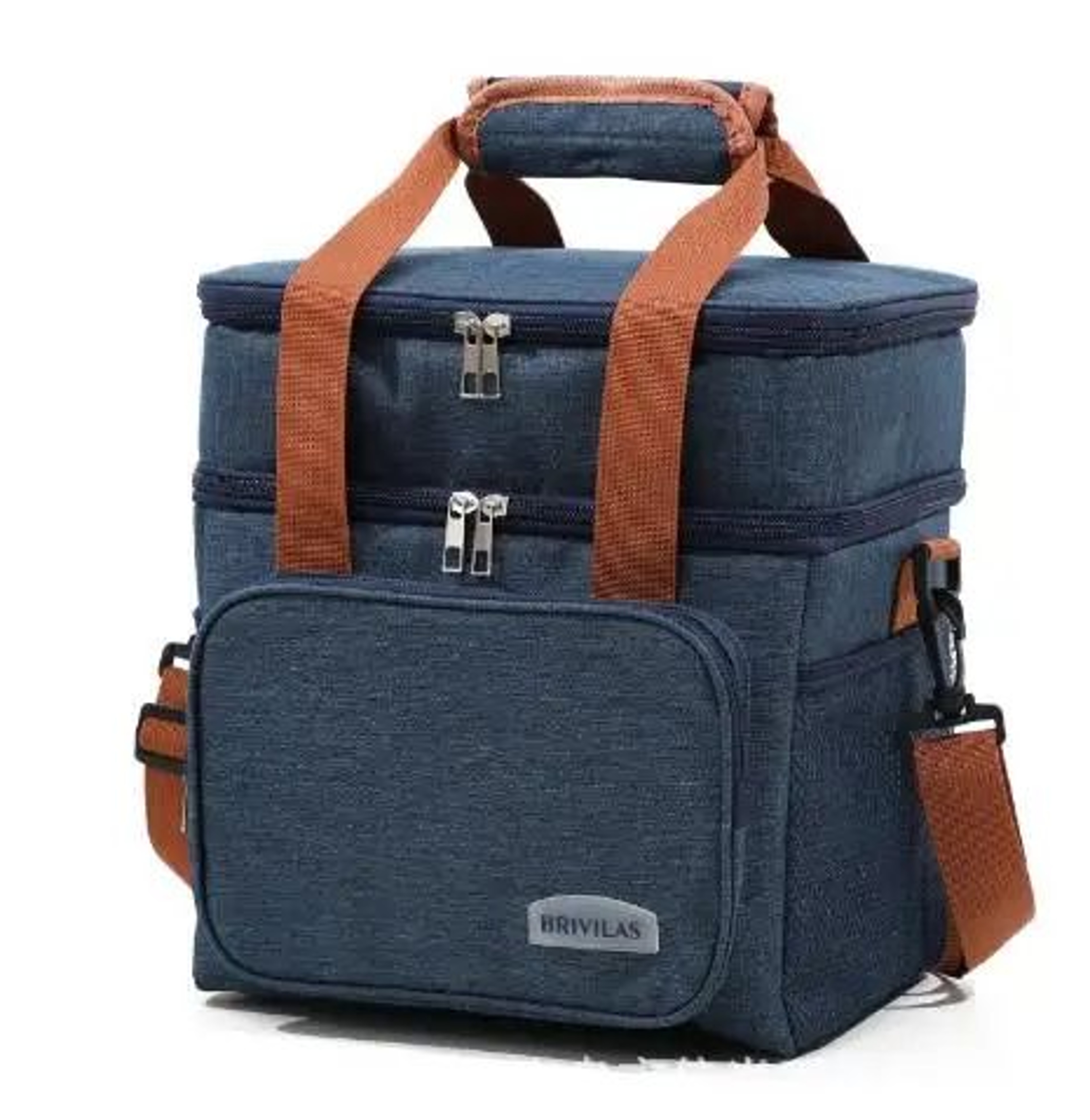 Fashion Crossbody Insulated Lunch Bag  Large Capacity Thermal Food Organizer For Work Travel Busine 8