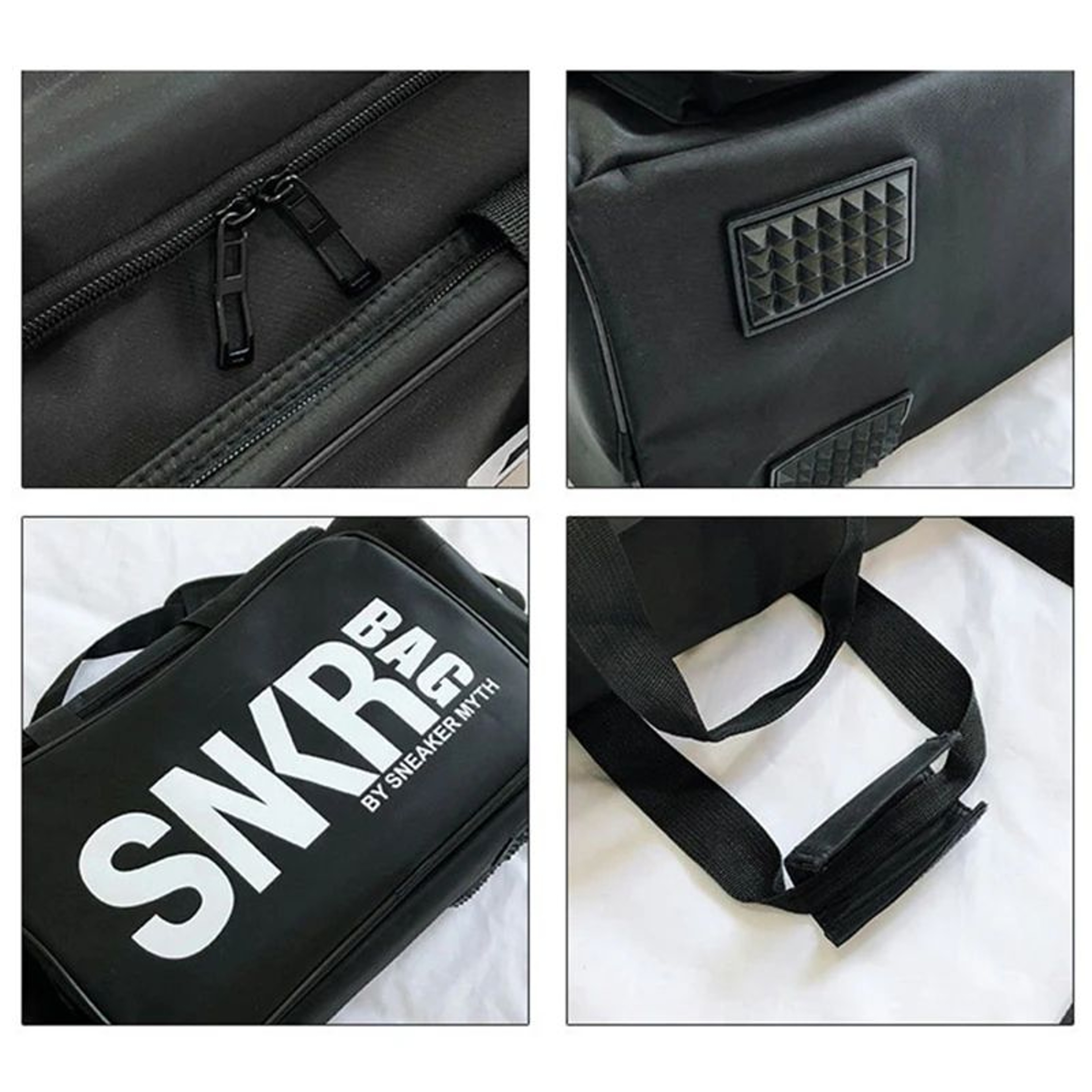 Large Capacity Sports Travel Gym Bag With Shoe Compartment Ball  Racket Storage Multifunction Cloth 1