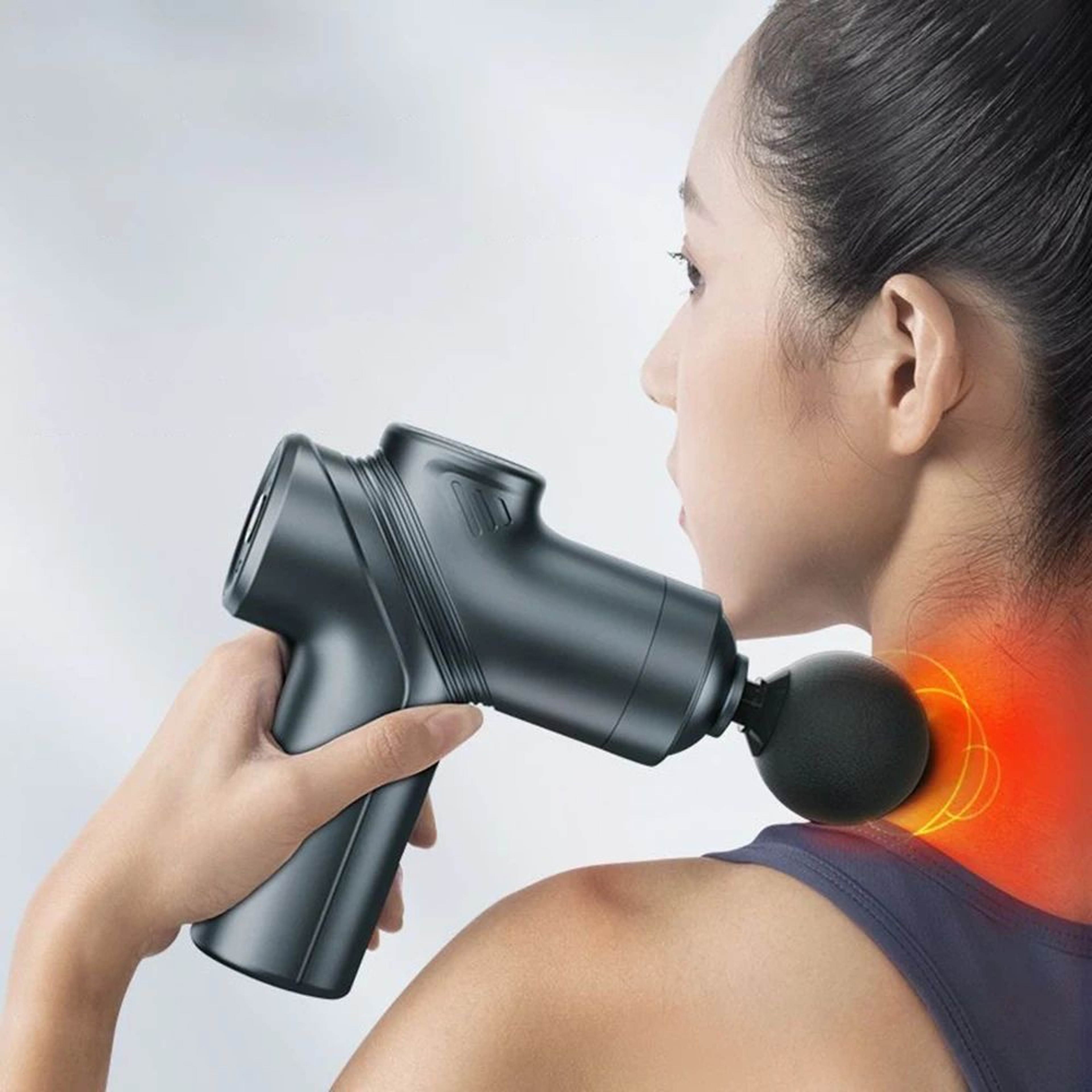 Mini Deep Tissue Massage Gun Percussion Massager With 6 Speeds  4 Heads For Athletes Muscle Recover 2