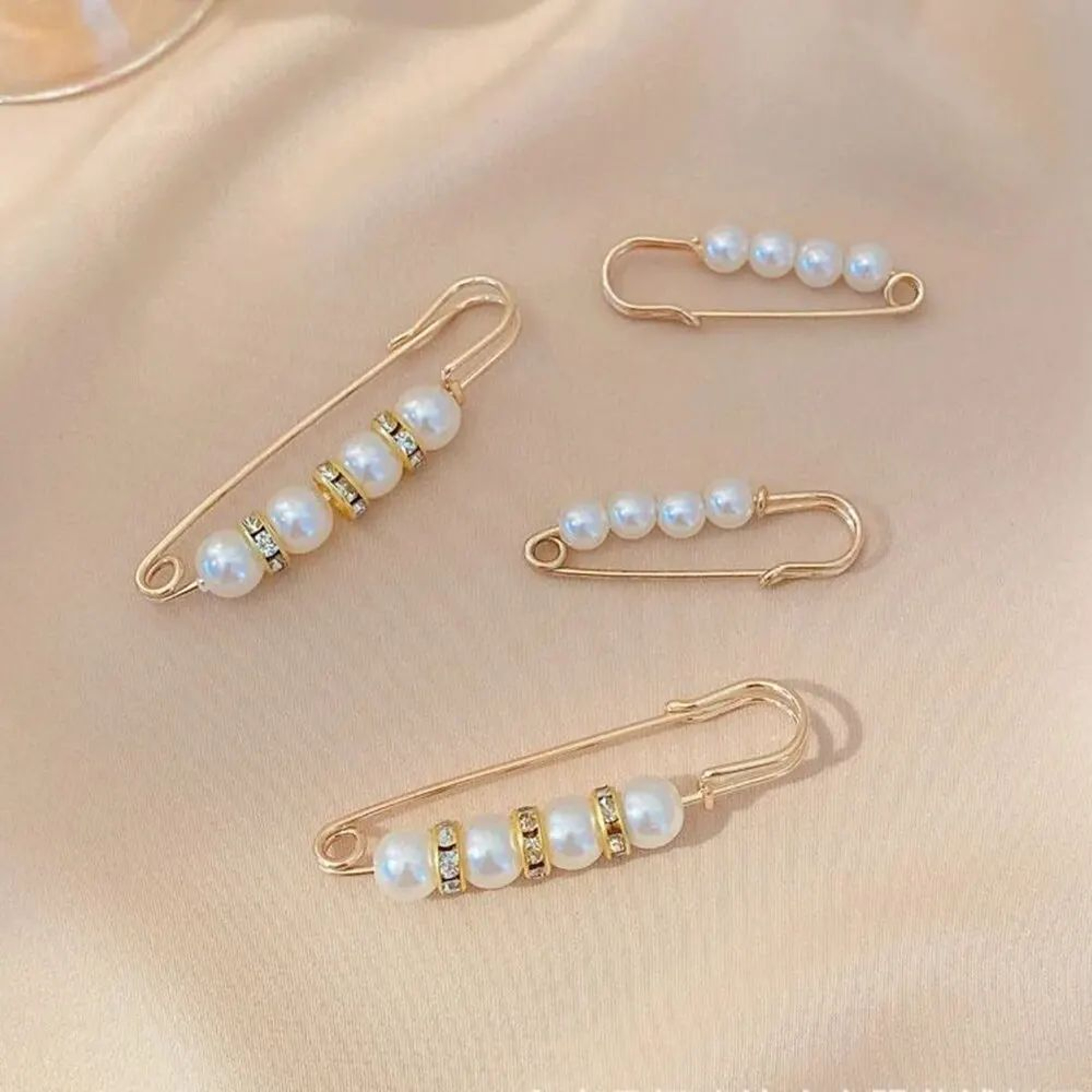 Pearl Brocade Waist Adjustment Buckle For Uniforms  Dresses  NoSew Waist Extender Clip Decorative B 8
