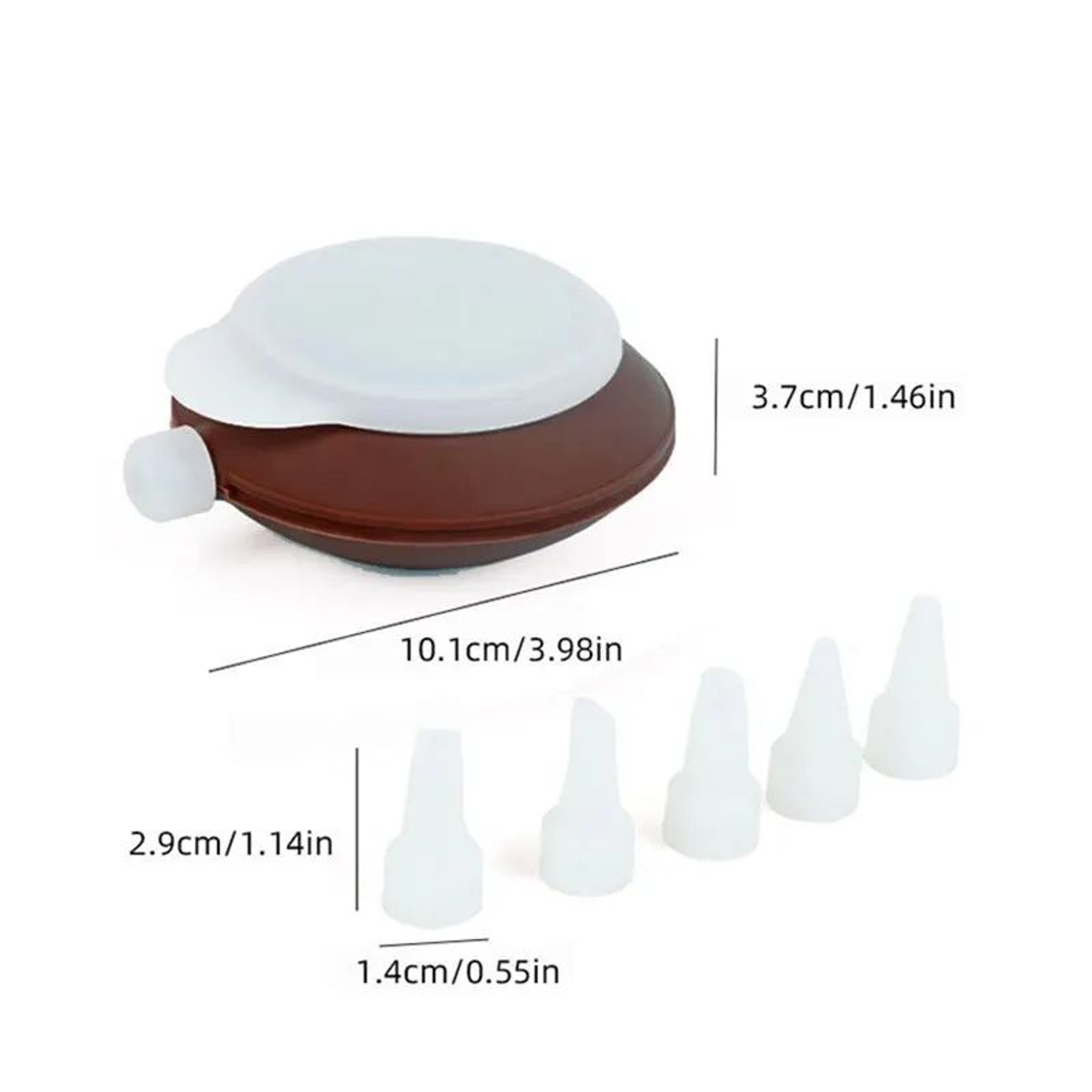 Silicone Macaron Pattern Cream Piping Nozzle Set  Decorative Cake Frosting Tips For Cookies Pastrie