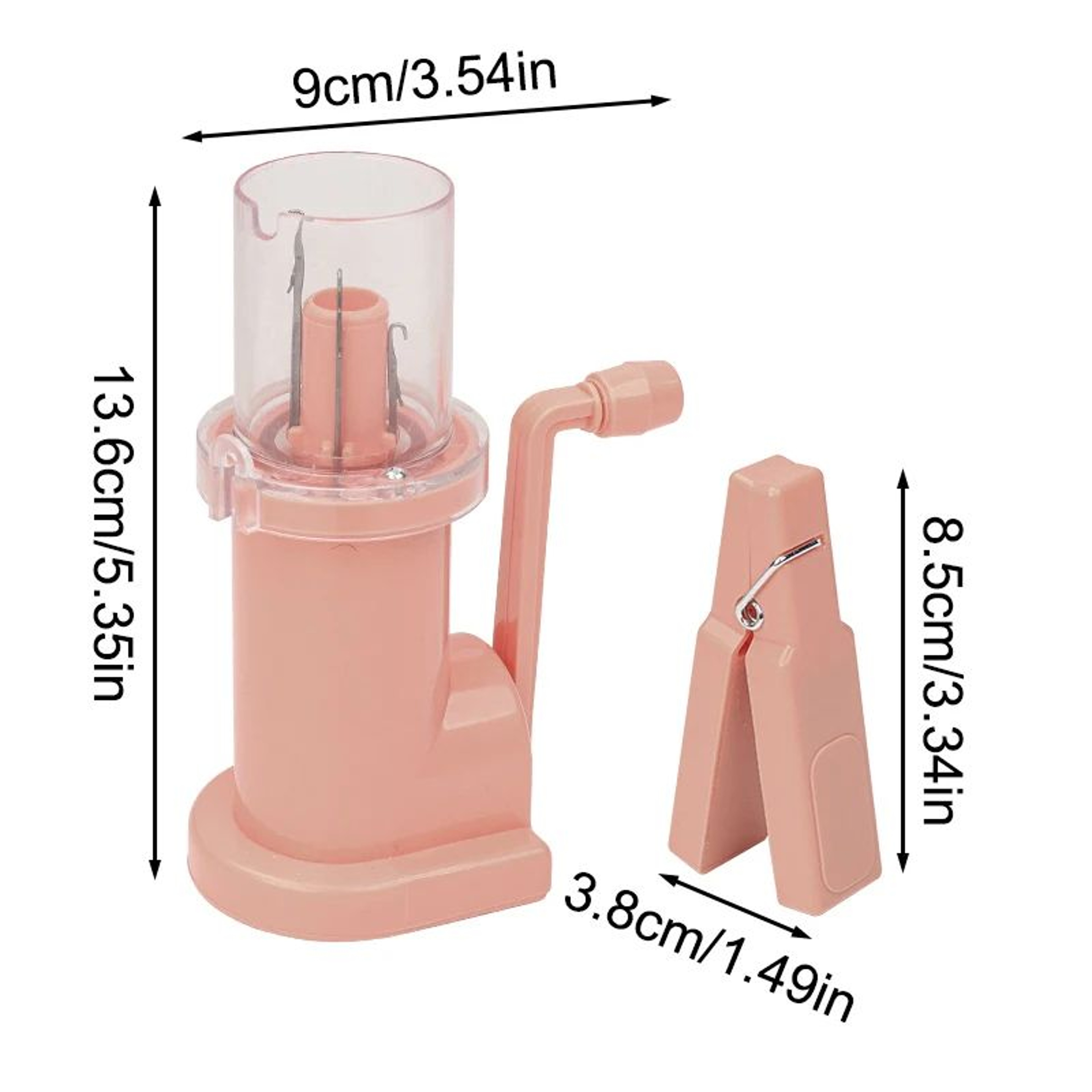 Manual Hand Crank Rope Knitting Machine  SemiAutomatic Mini Weaving Tool For DIY Crafts Cord Making 5