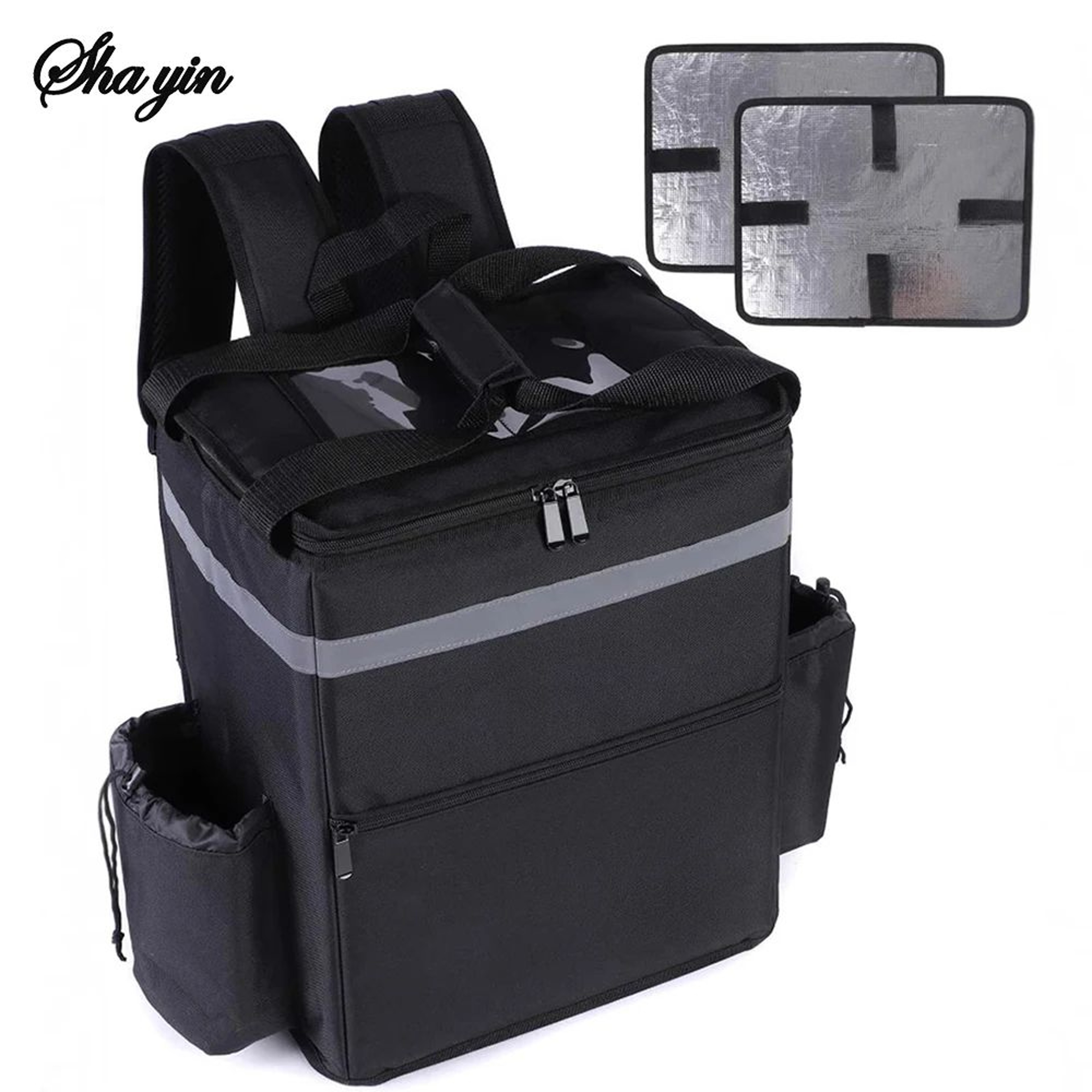 30L Insulated Delivery Backpack  Waterproof Thermal Cooler Bag For Riders Takeout Pizza  Grocery De 1