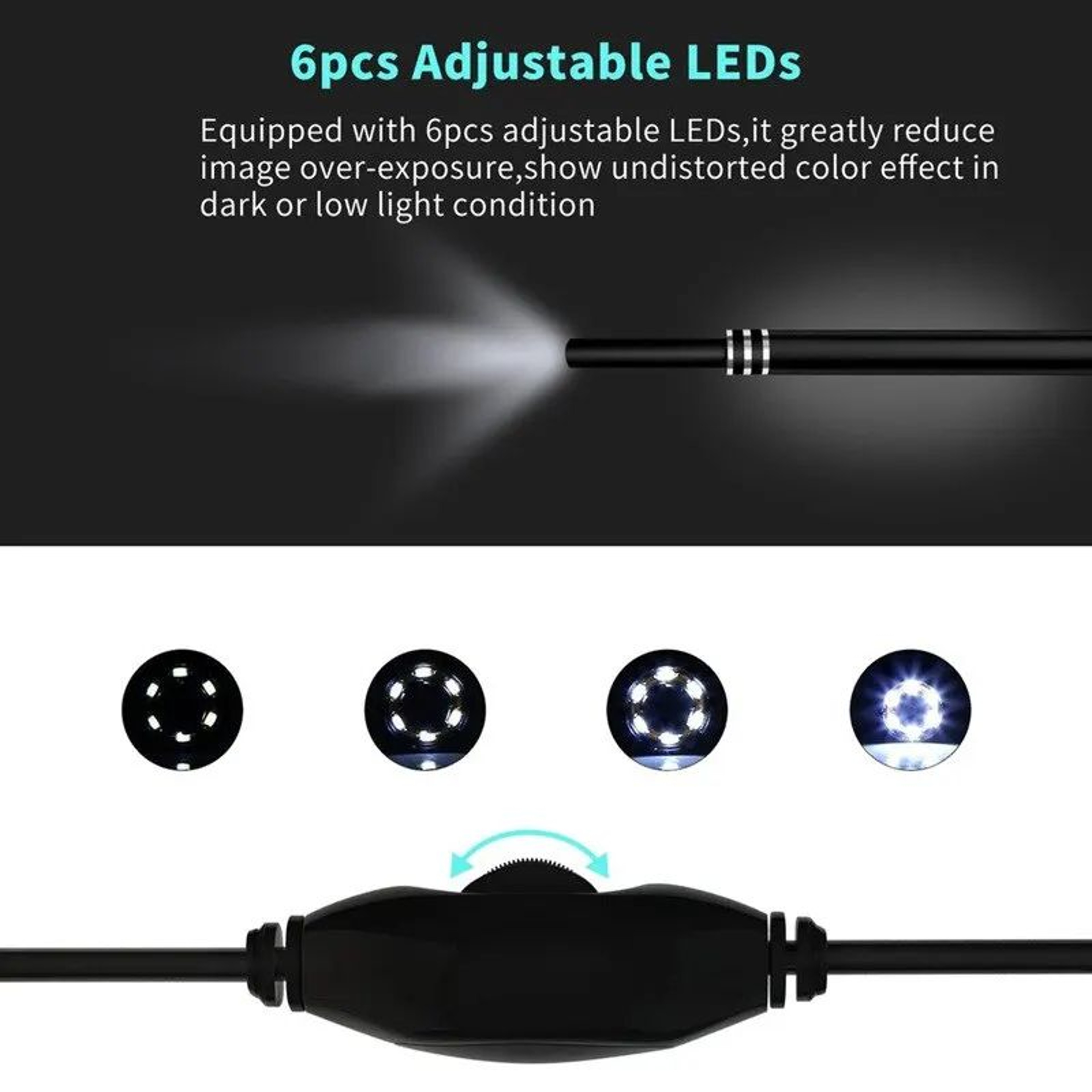 USB HD Earwax Removal Camera Tool  Intelligent Visual Ear Cleaner Endoscope Spoon With LED Otoscope 5
