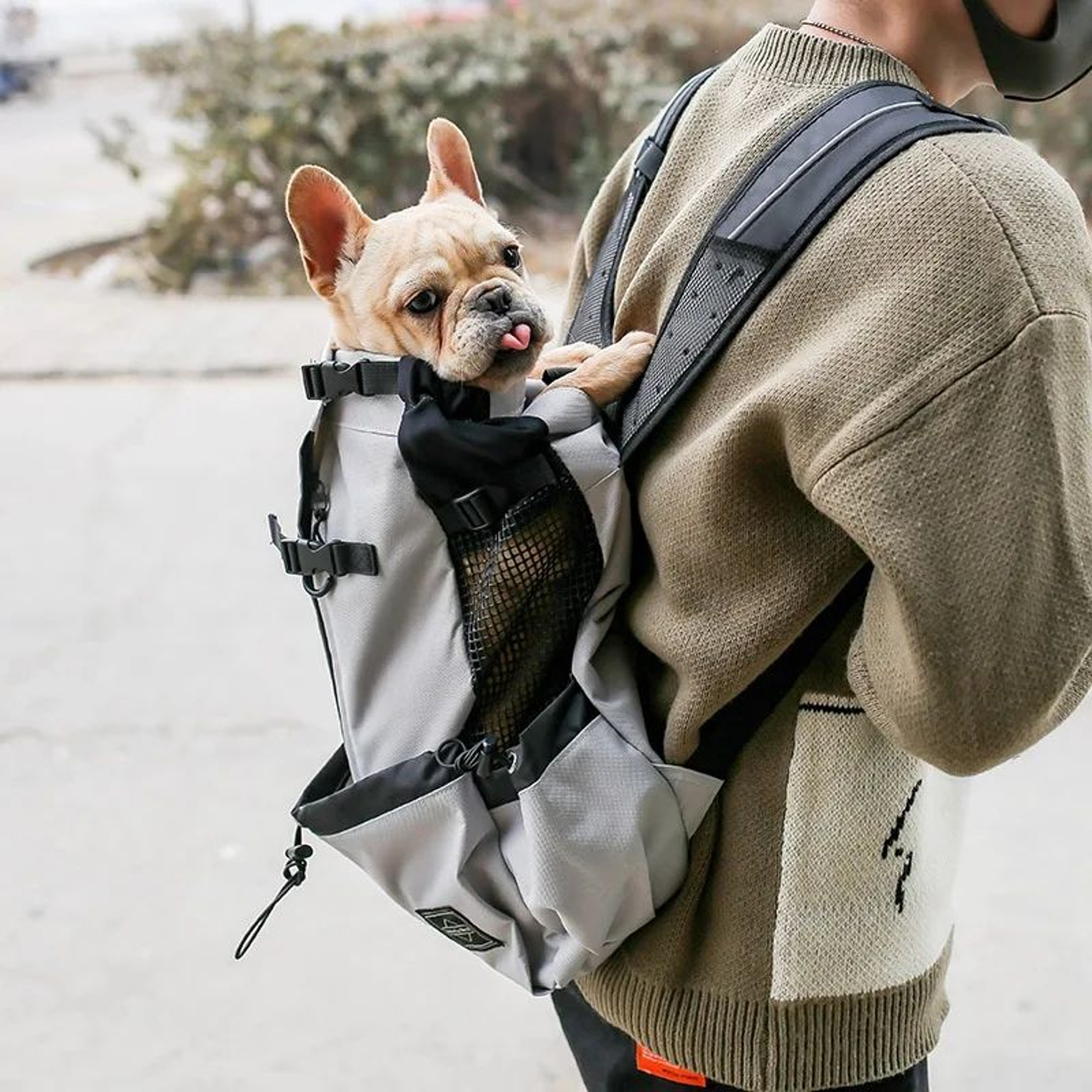 Breathable Dog Carrier Shoulder Backpack Waterproof Washable Pet Travel Bag For Hiking Outdoor Bicy 0