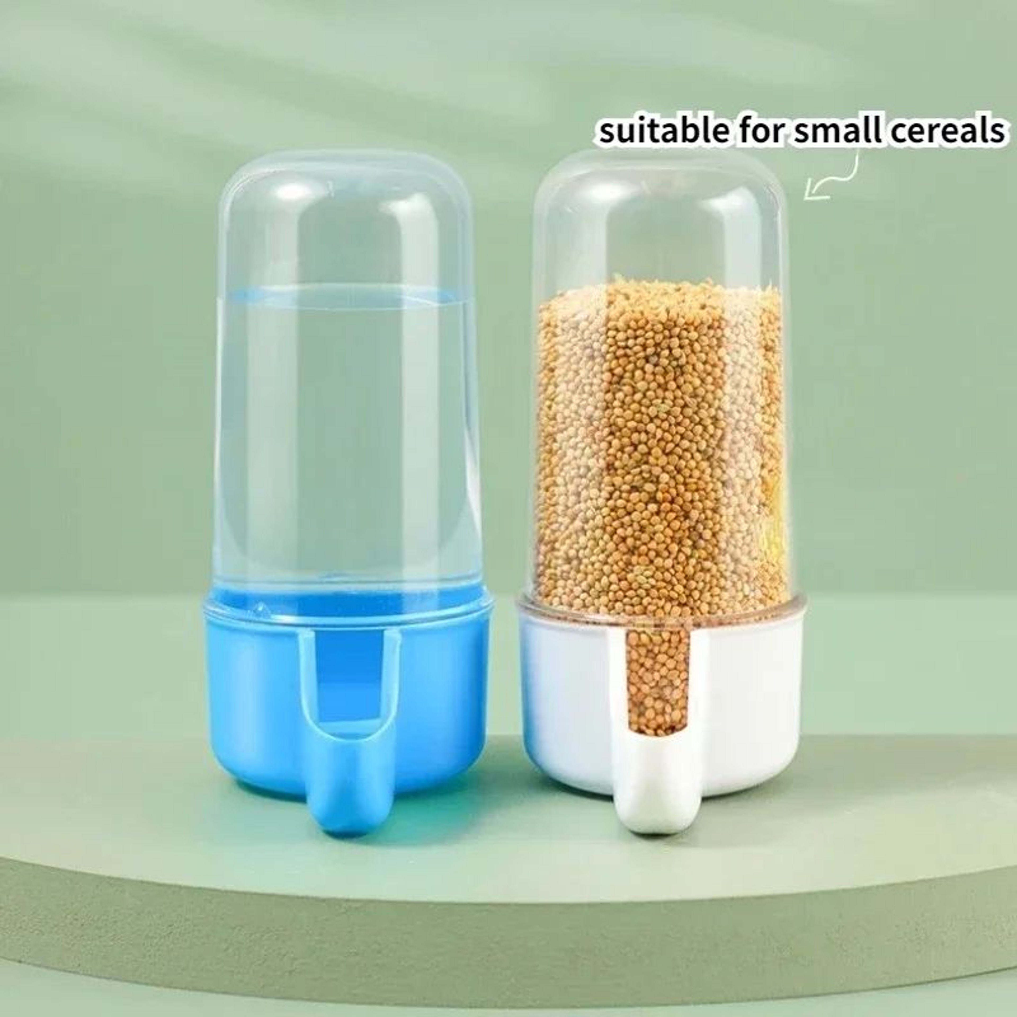 ClipOn Bird Water Feeder Bottle With Drinking Cup  Automatic Parrot Cage Water Dispenser For Parake 4