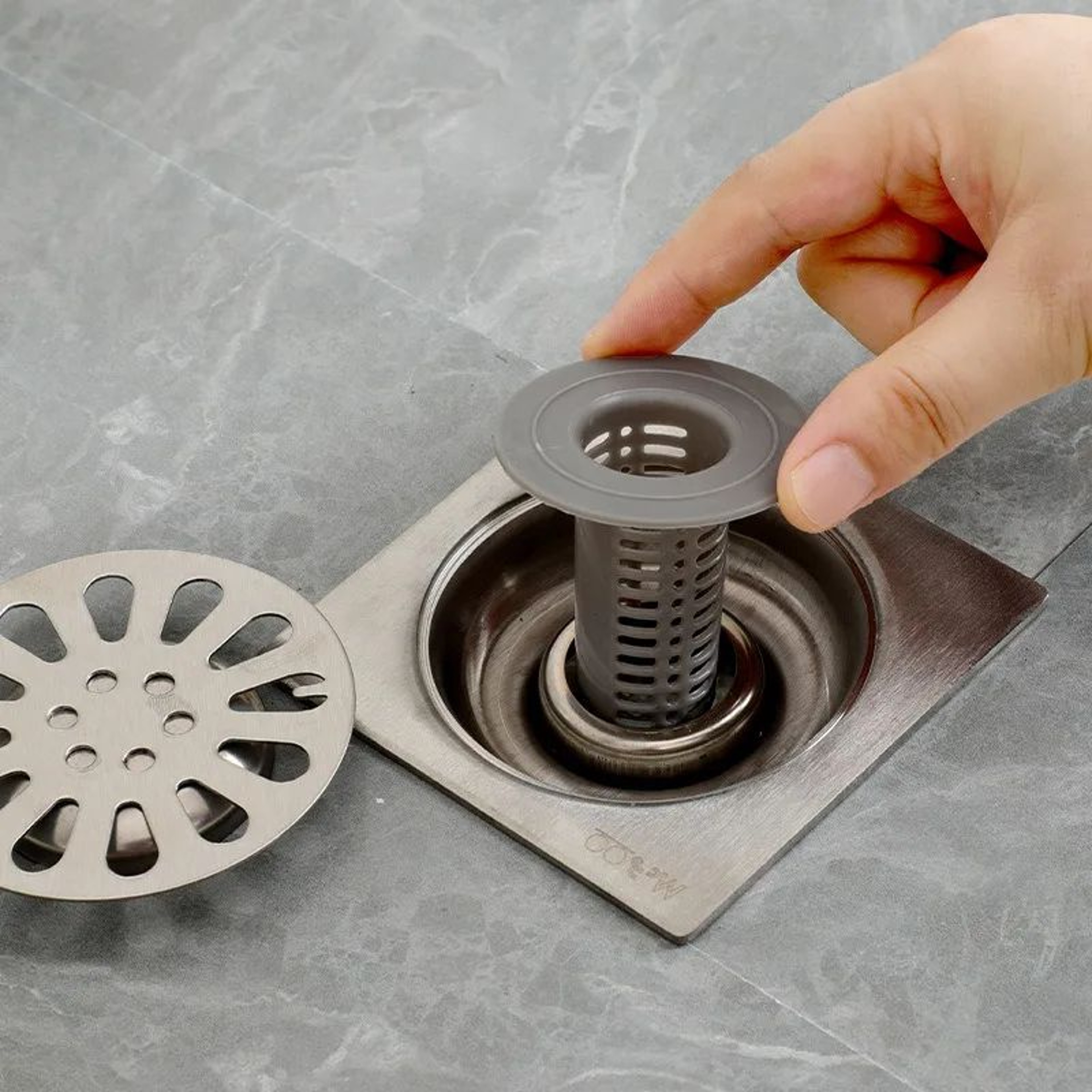 AntiClogging Sink Drain Filter Hair Catcher  Plastic Shower  Bathroom Drain Strainer For Pipes Tub  1