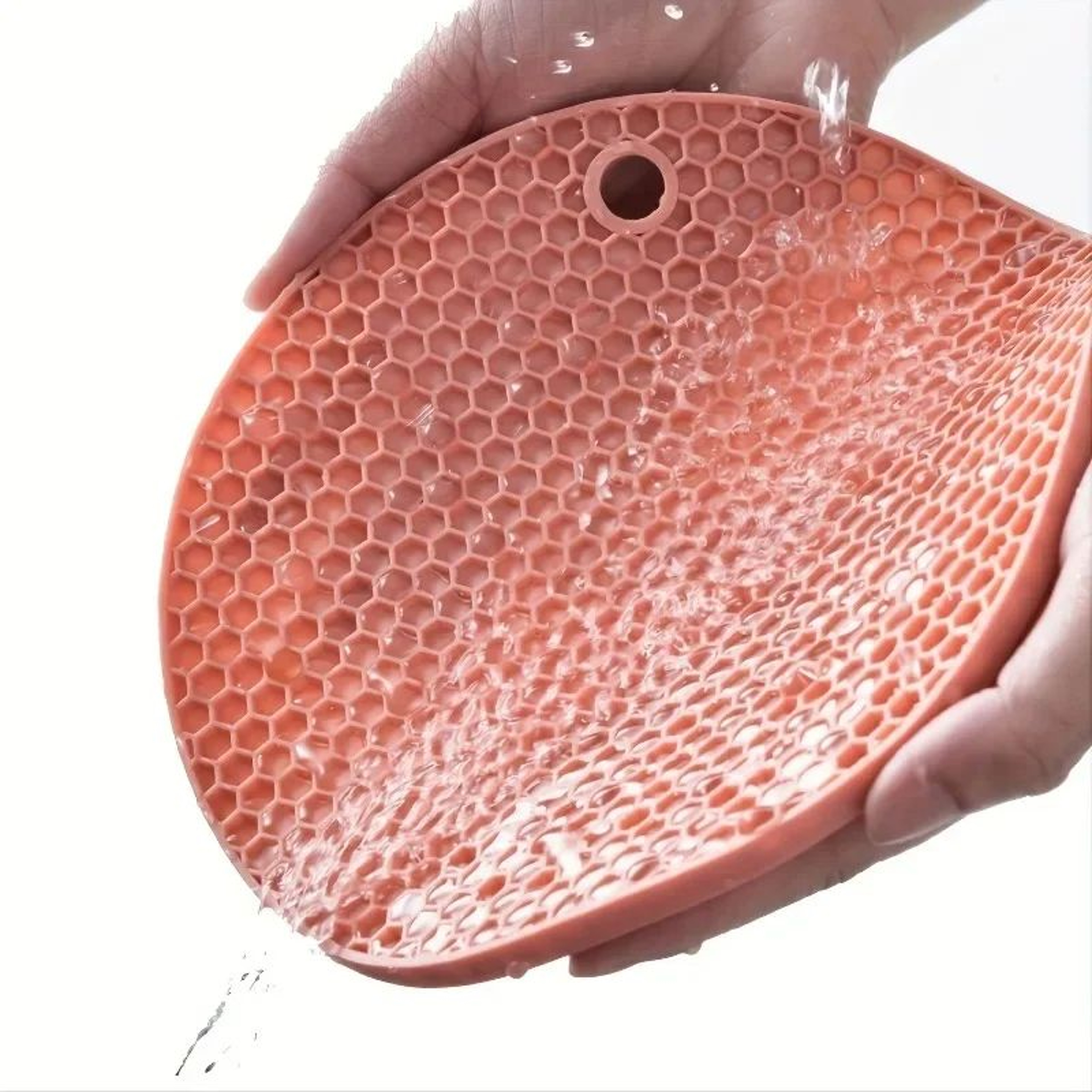 Round Silicone Table Mat Coaster  AntiSlip Heat Resistant Pot Holder  Coffee Cup Trivet For Kitchen 4