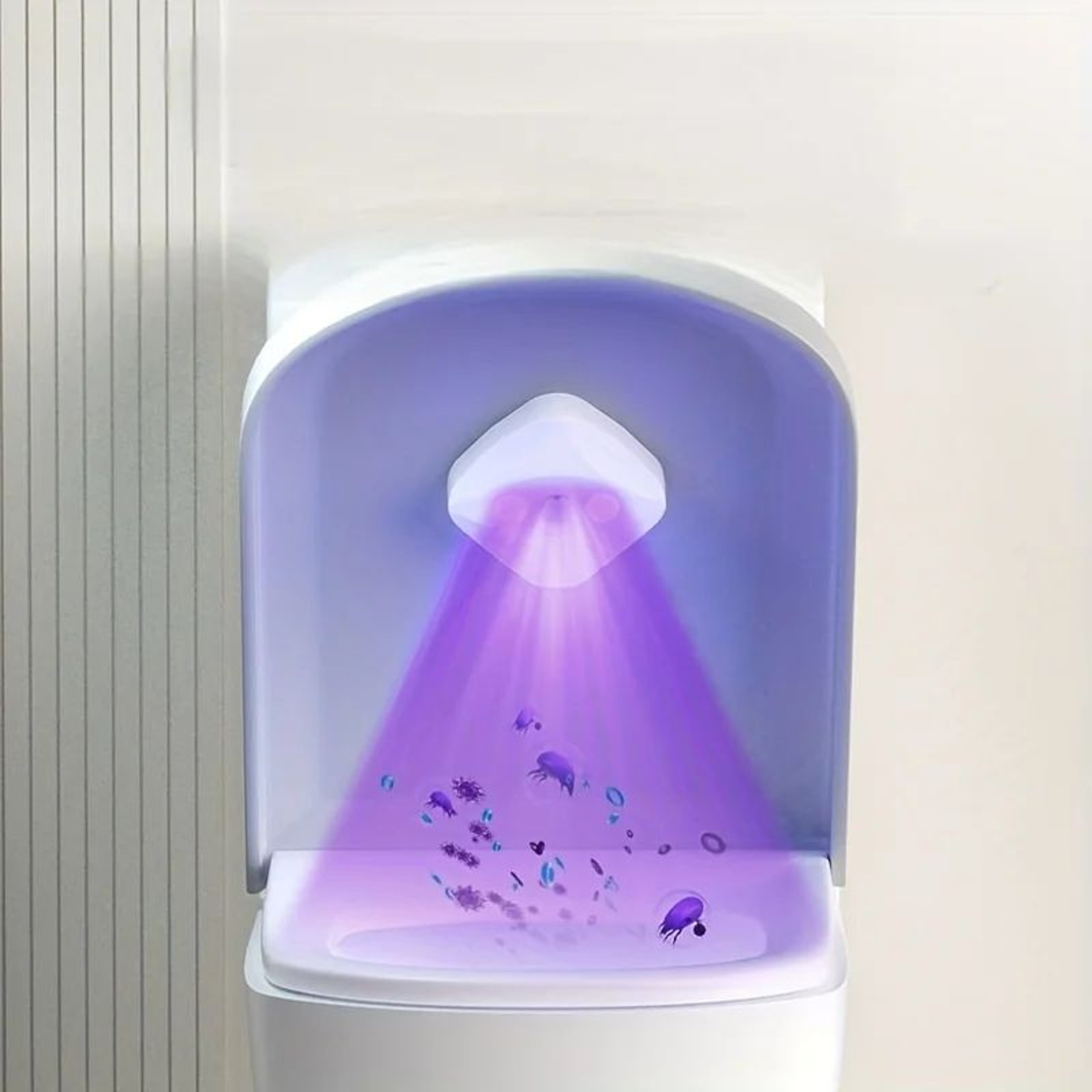 Intelligent Toilet Air Purification Sterilization Lamp  Smart Odor Removal Device With Motion Senso 0
