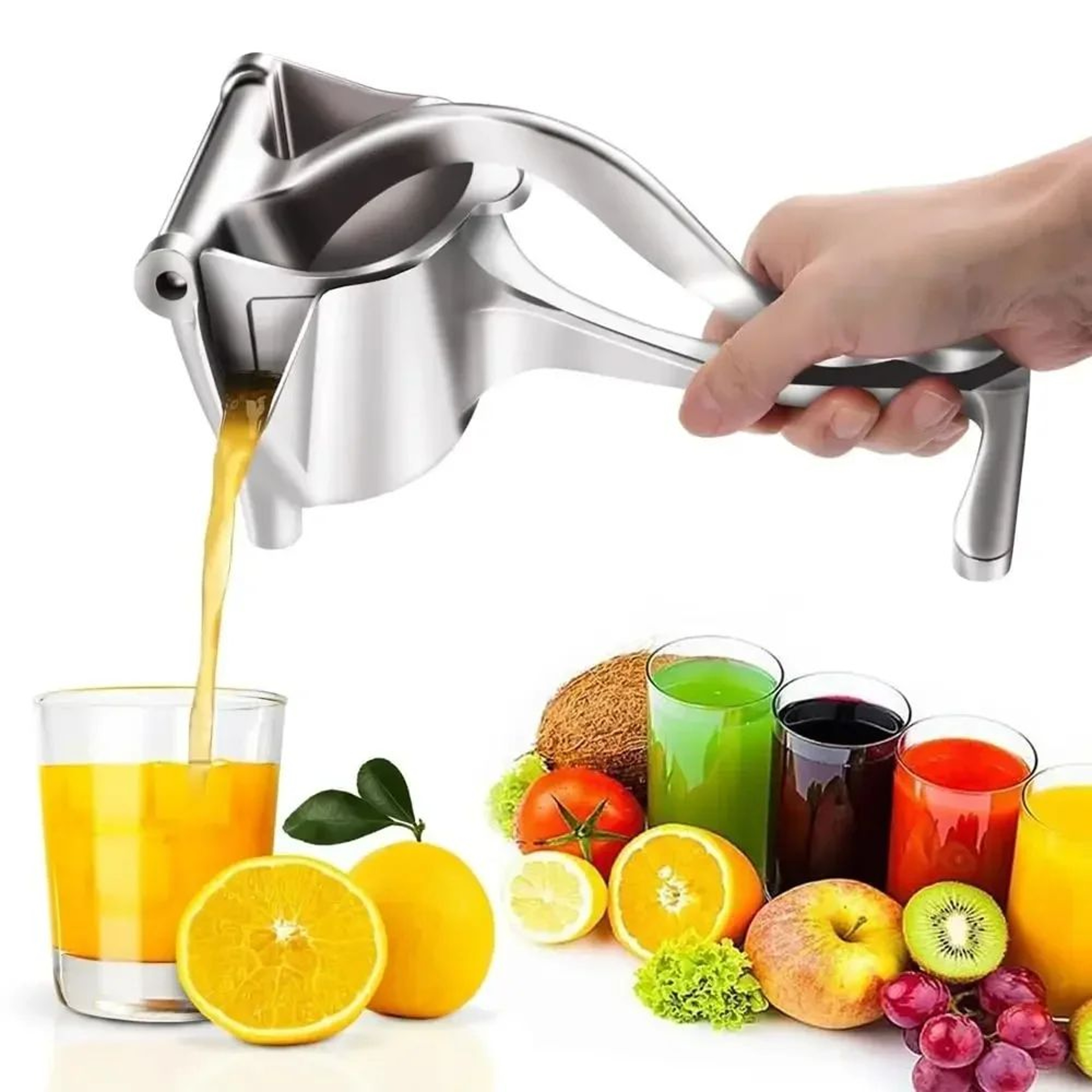 Manual Aluminum Alloy Fruit Juicer Squeezer  Handheld Fresh Citrus Juice Extractor For Lemon Lime G 0