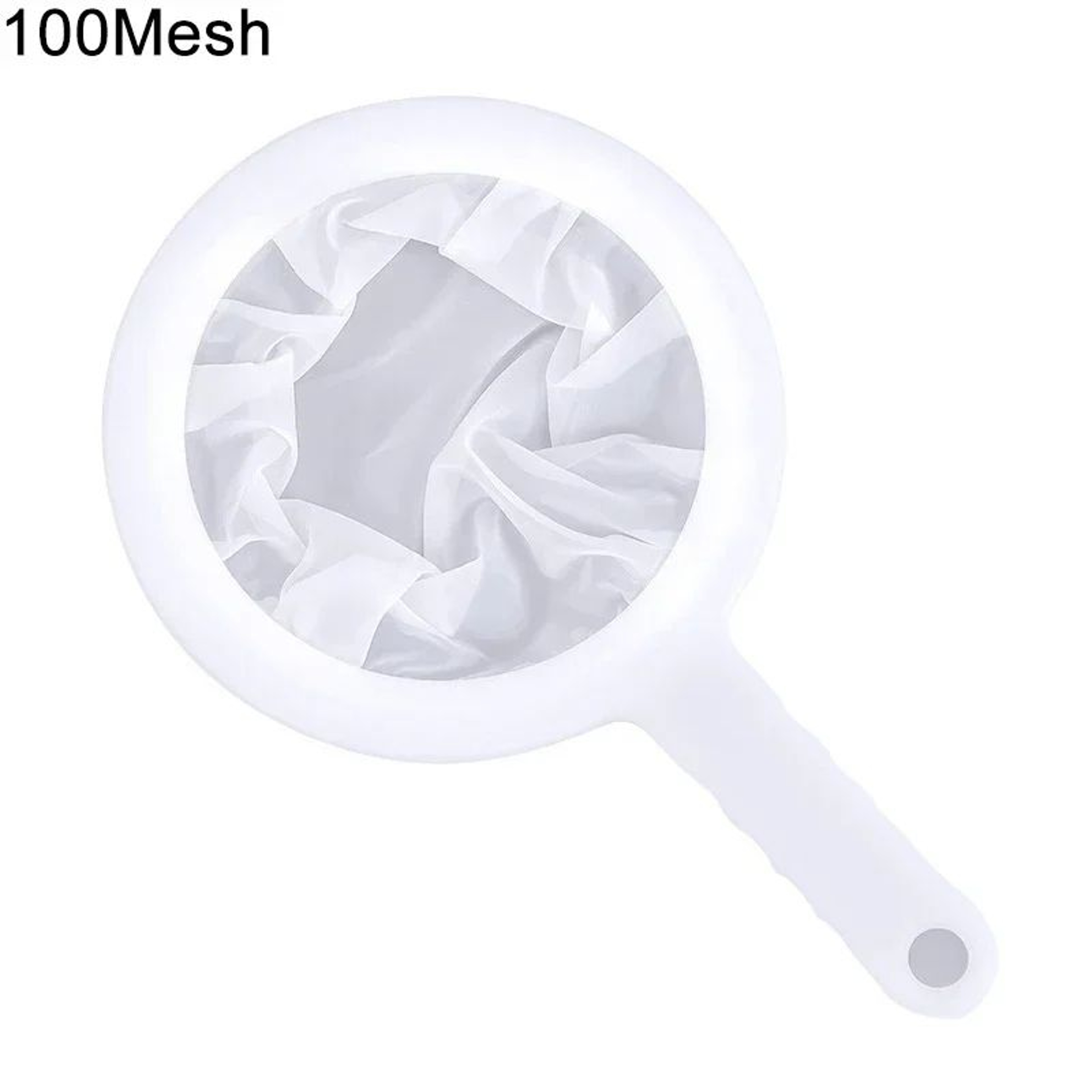 UltraFine Nylon Mesh Strainer With Handle  Plastic Fine Sieve Filter For Soy Milk Coffee Juice  Yog 6