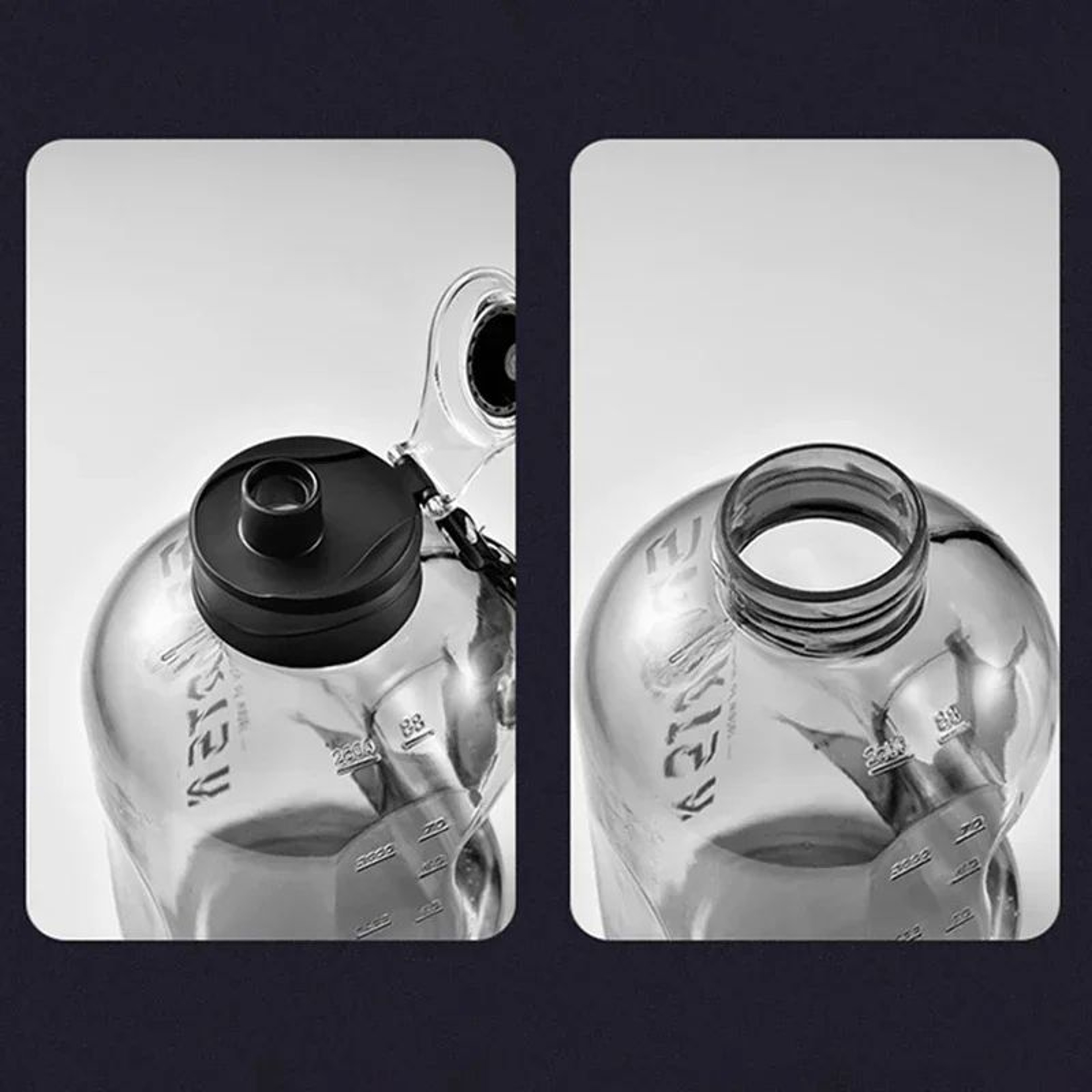 Large Capacity Sports Water Bottle With Carry Rope BPA Free Tritan Gym Cycling Camping Hydration Ju 3