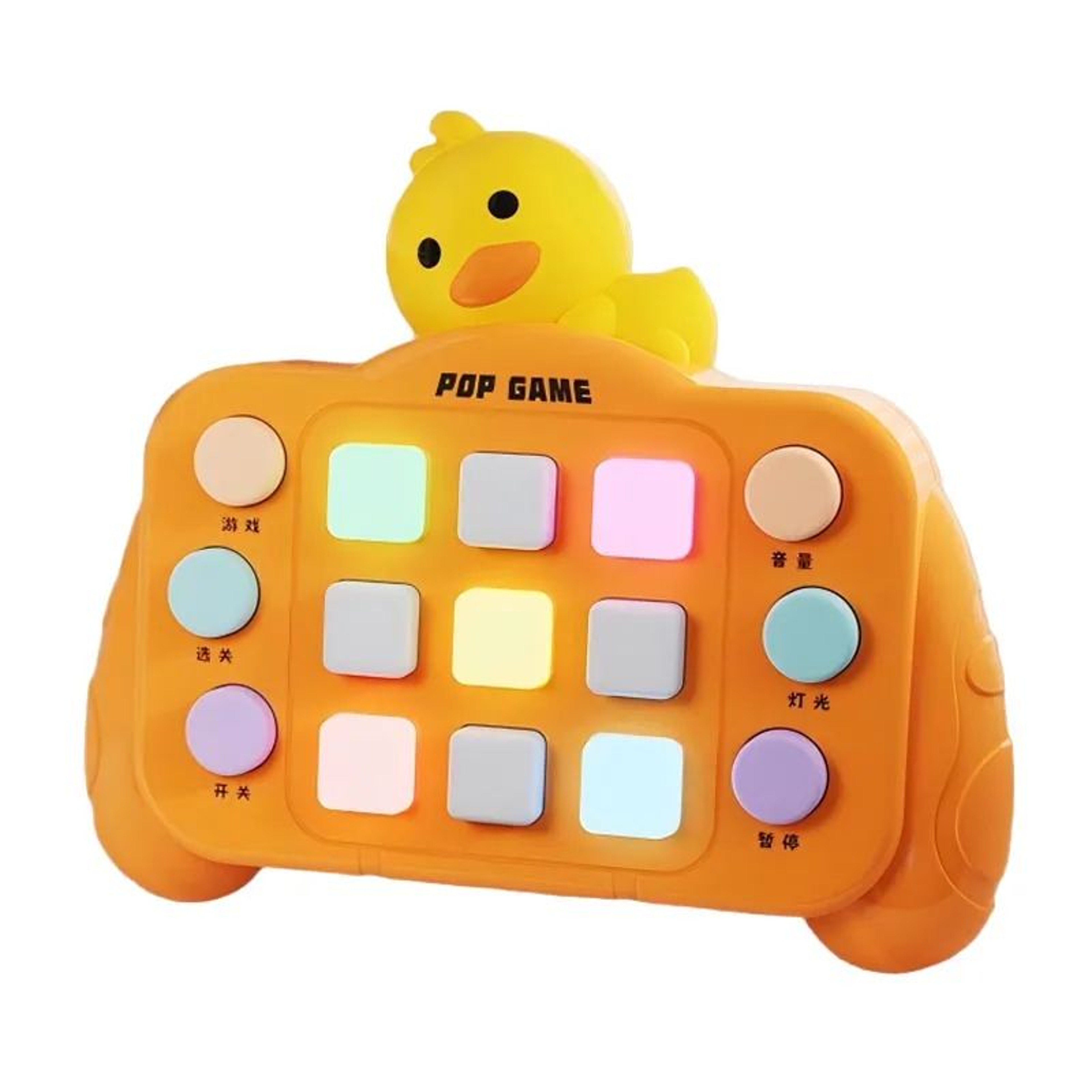 Montessori Busy Board Sensory Toy With LED Light Switch Travel Activity Game With Sound Option For  10