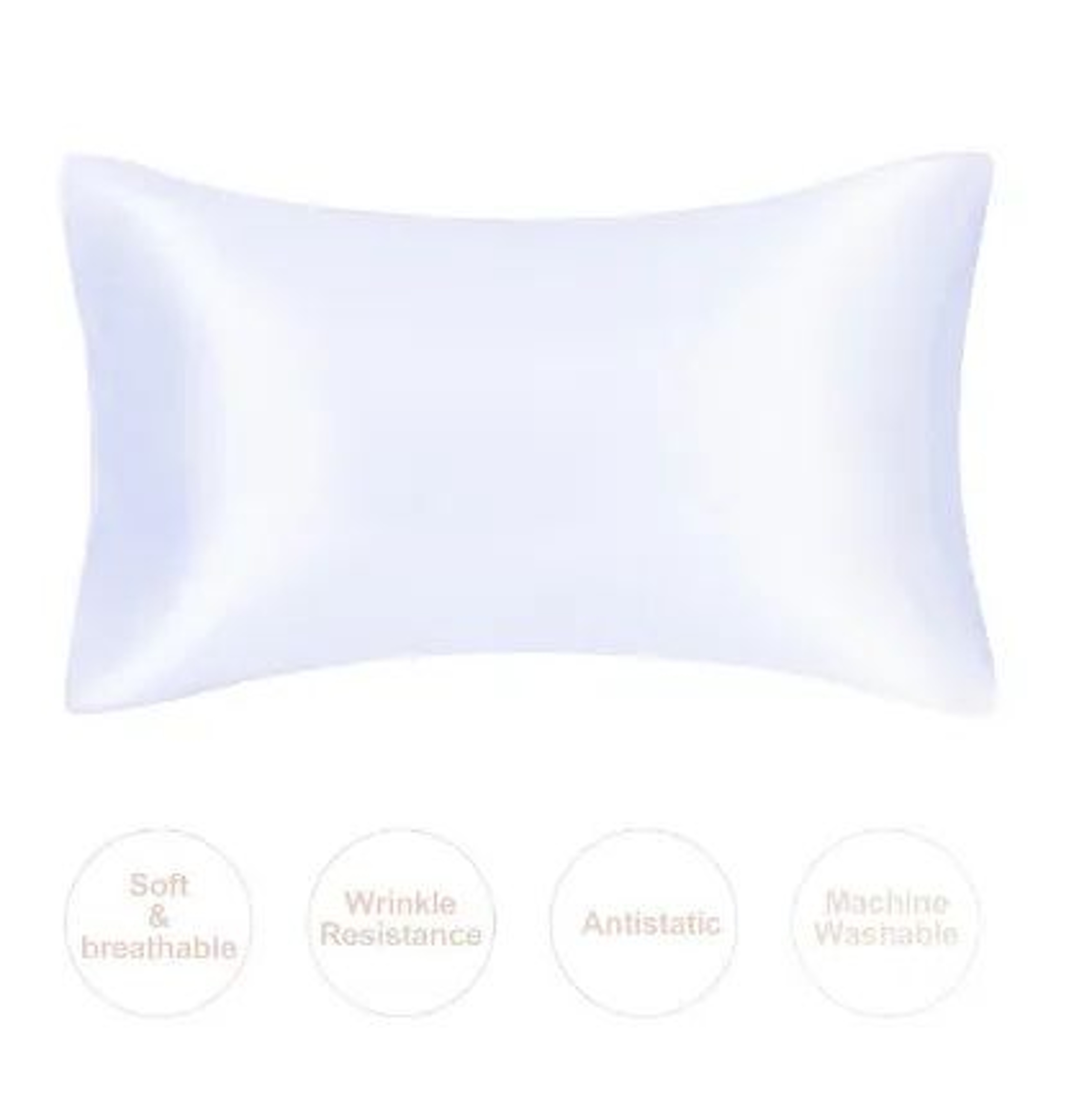 Silky Satin Pillowcase For Hair And Skin Soft Mulberry Style Pillow Case Standard Queen King Wrinkl 15