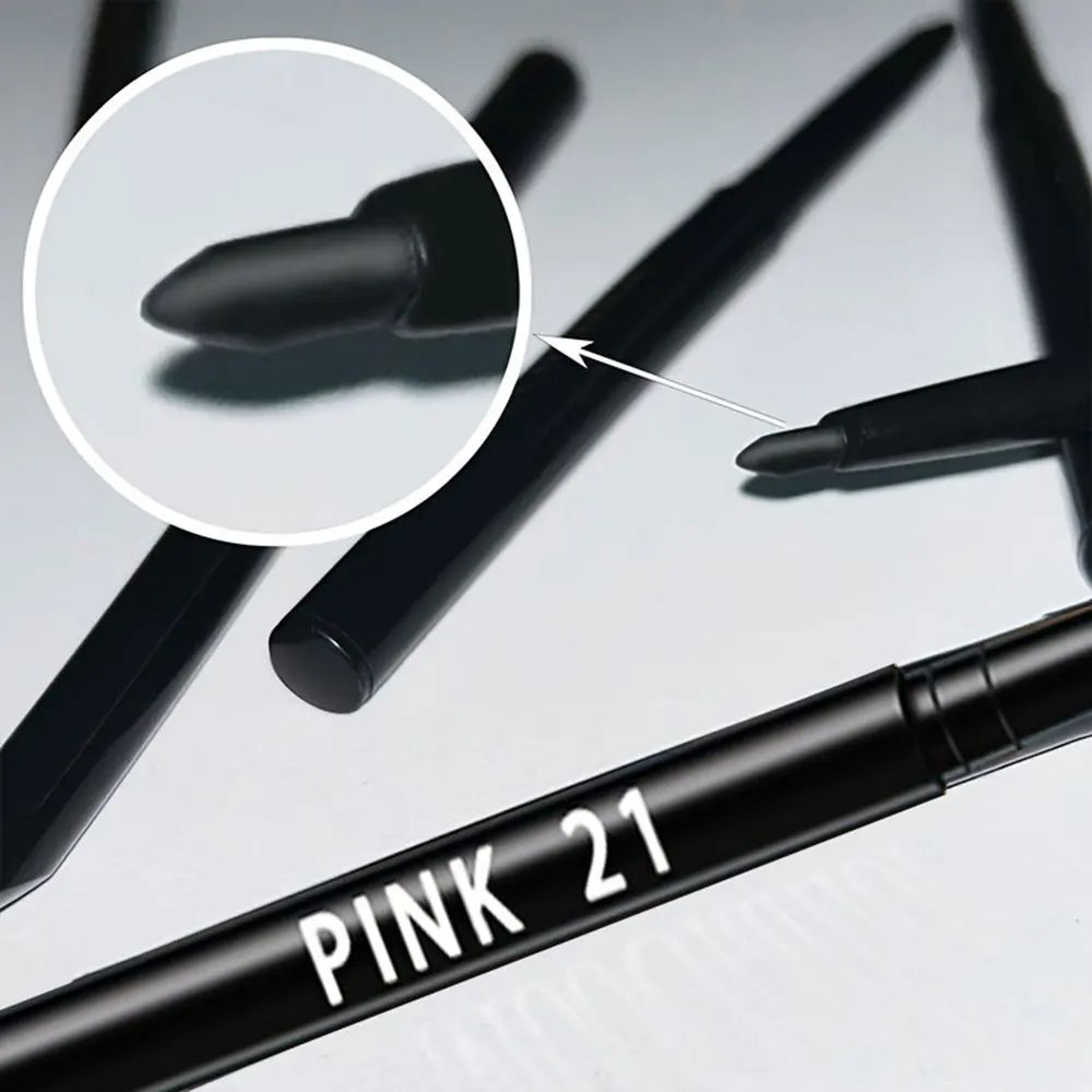 Waterproof Black Eyeliner Pencil Set 3 Pack Smudge Proof Long Lasting Easy Glide Beginner Friendly  3