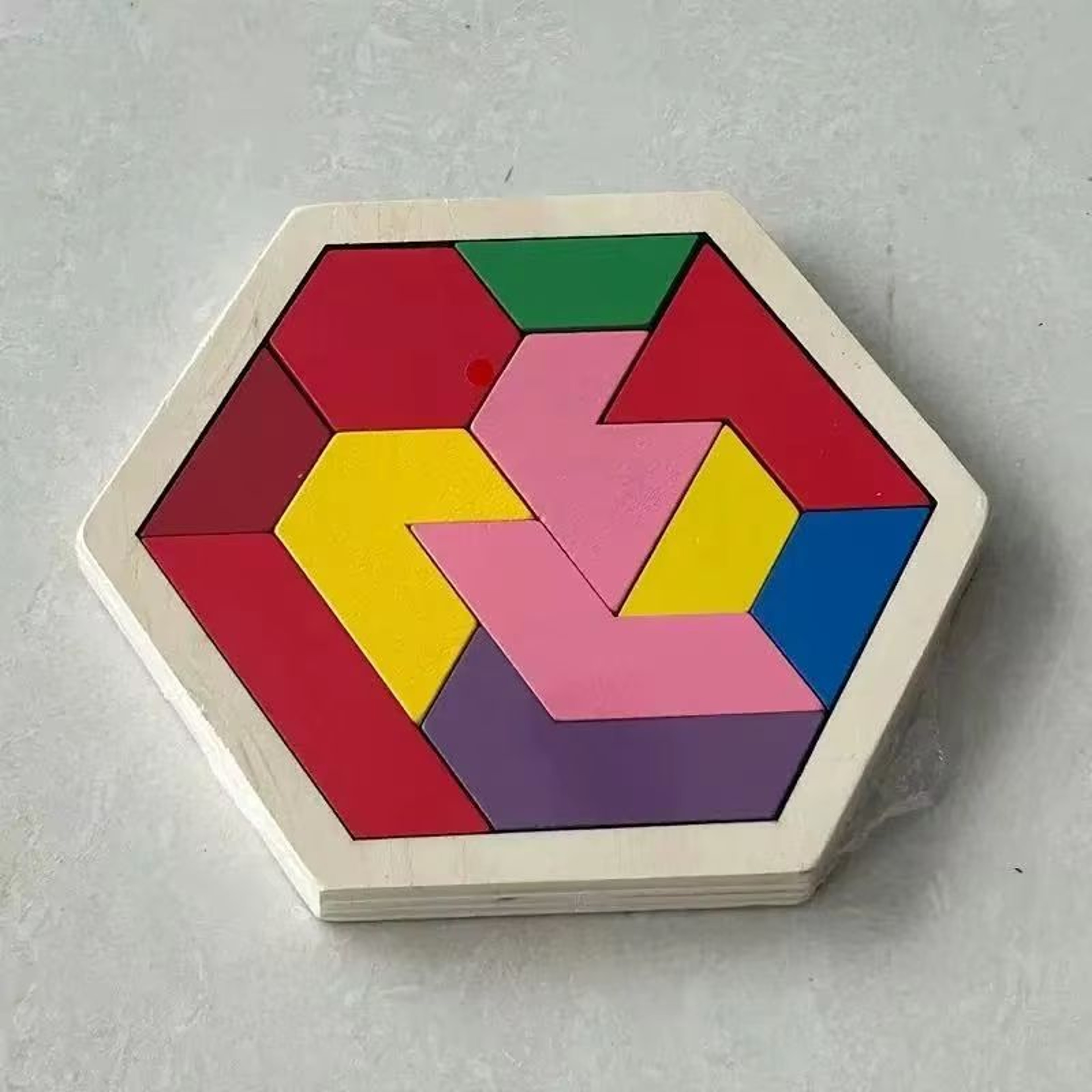 Wooden Geometric Shape Puzzle Board For Kids 3 Brain Teaser Montessori Learning Toy Non Toxic Wood  6