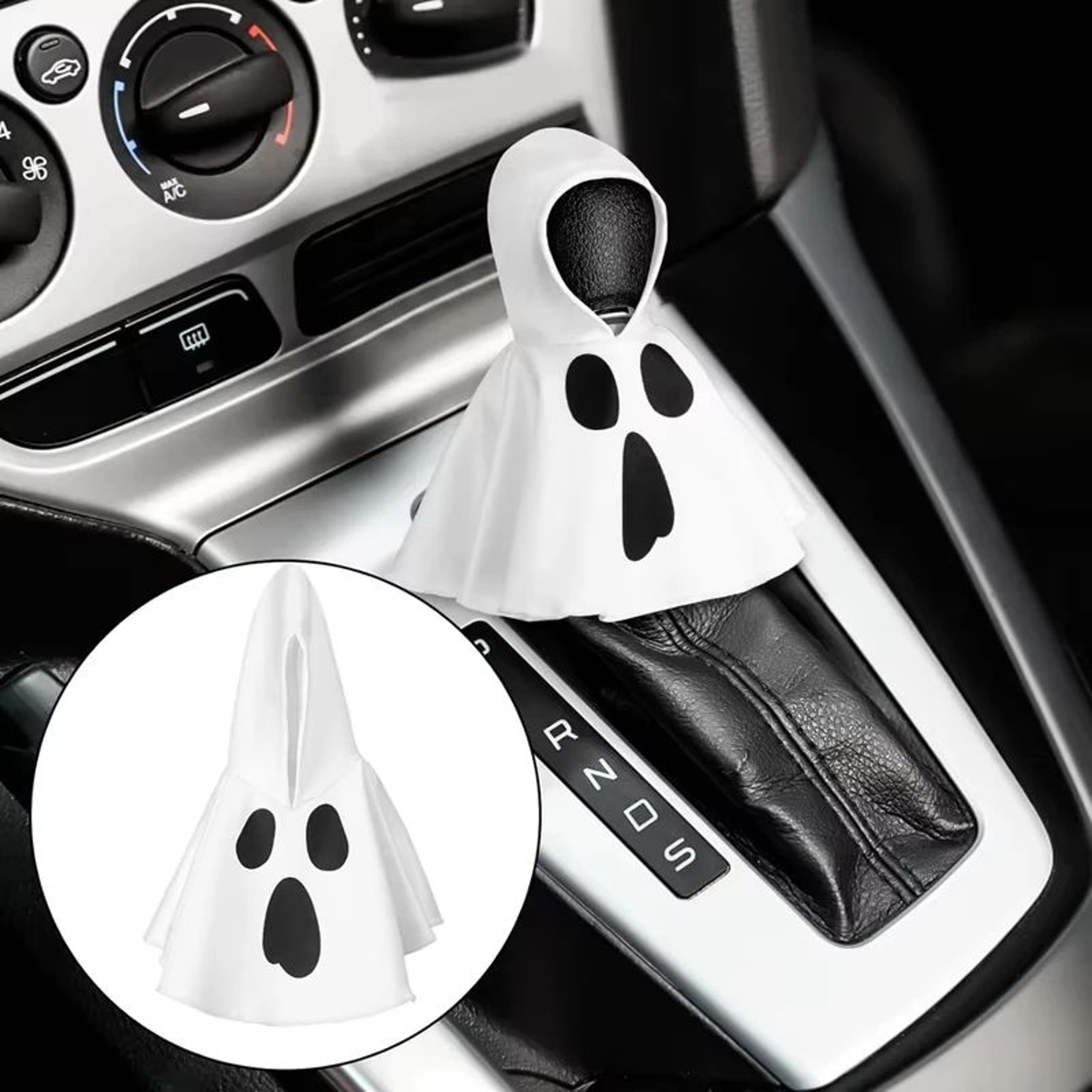 Mini Hoodie Gear Shift Cover Universal Car Shifter Knob Decor Fits Manual Automatic Cute Interior A 4
