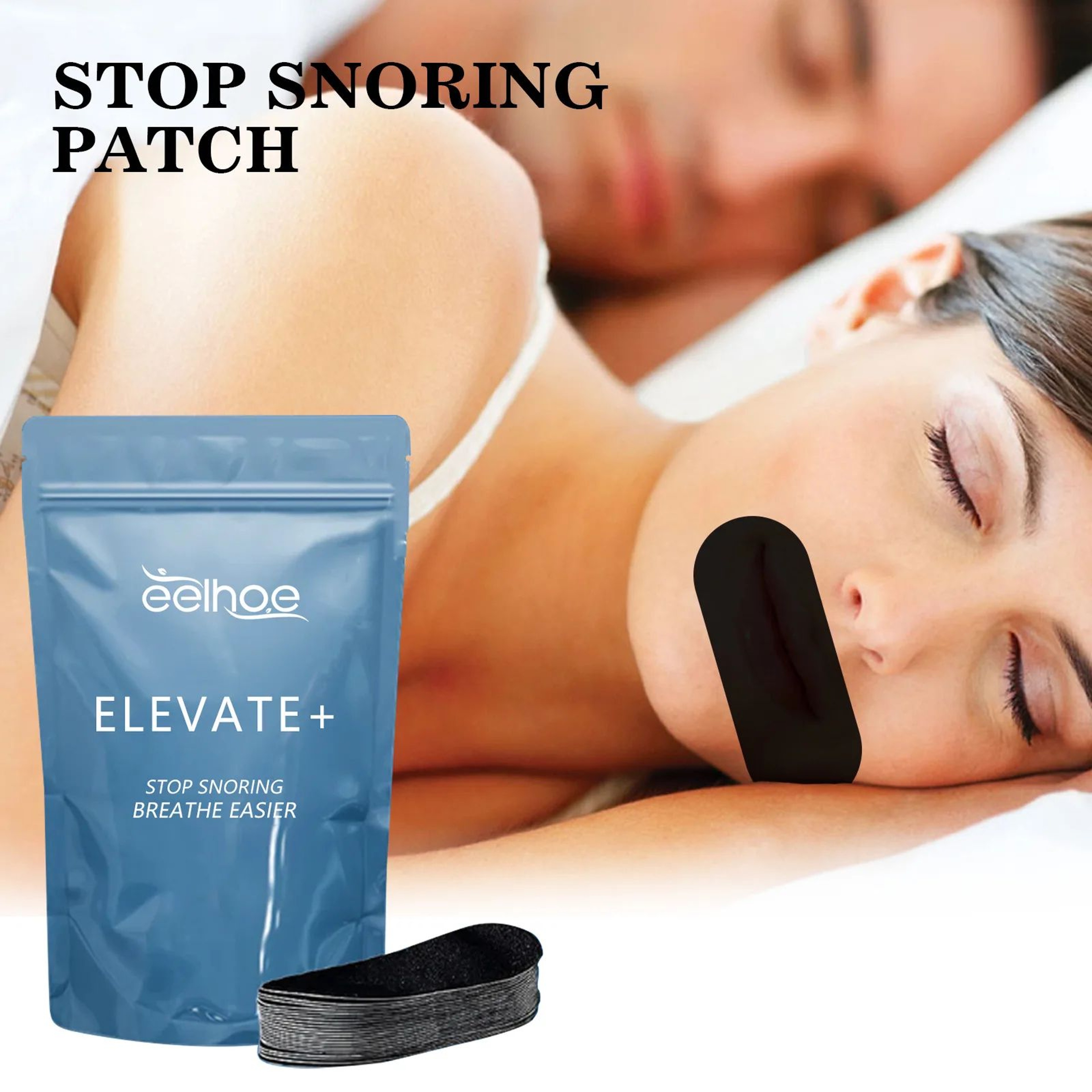 Anti Snoring Mouth Tape Nose Breathing Correction Patch Improve Sleep Reduce Snoring Dry Mouth Nigh 0