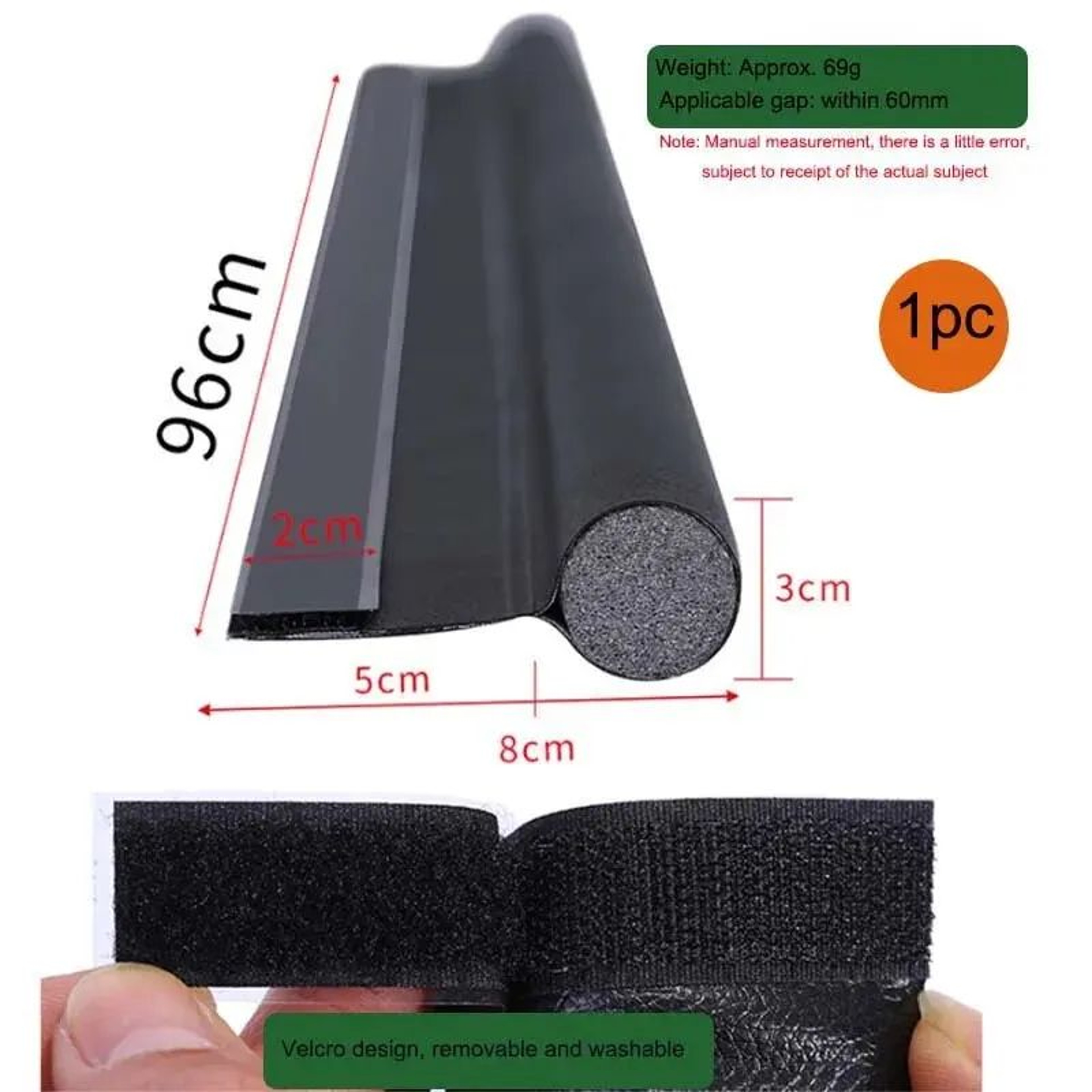 Door Bottom Sealing Strip Sound Insulation Foam Tape Waterproof Wind Noise Blocker For Bedroom Home 1