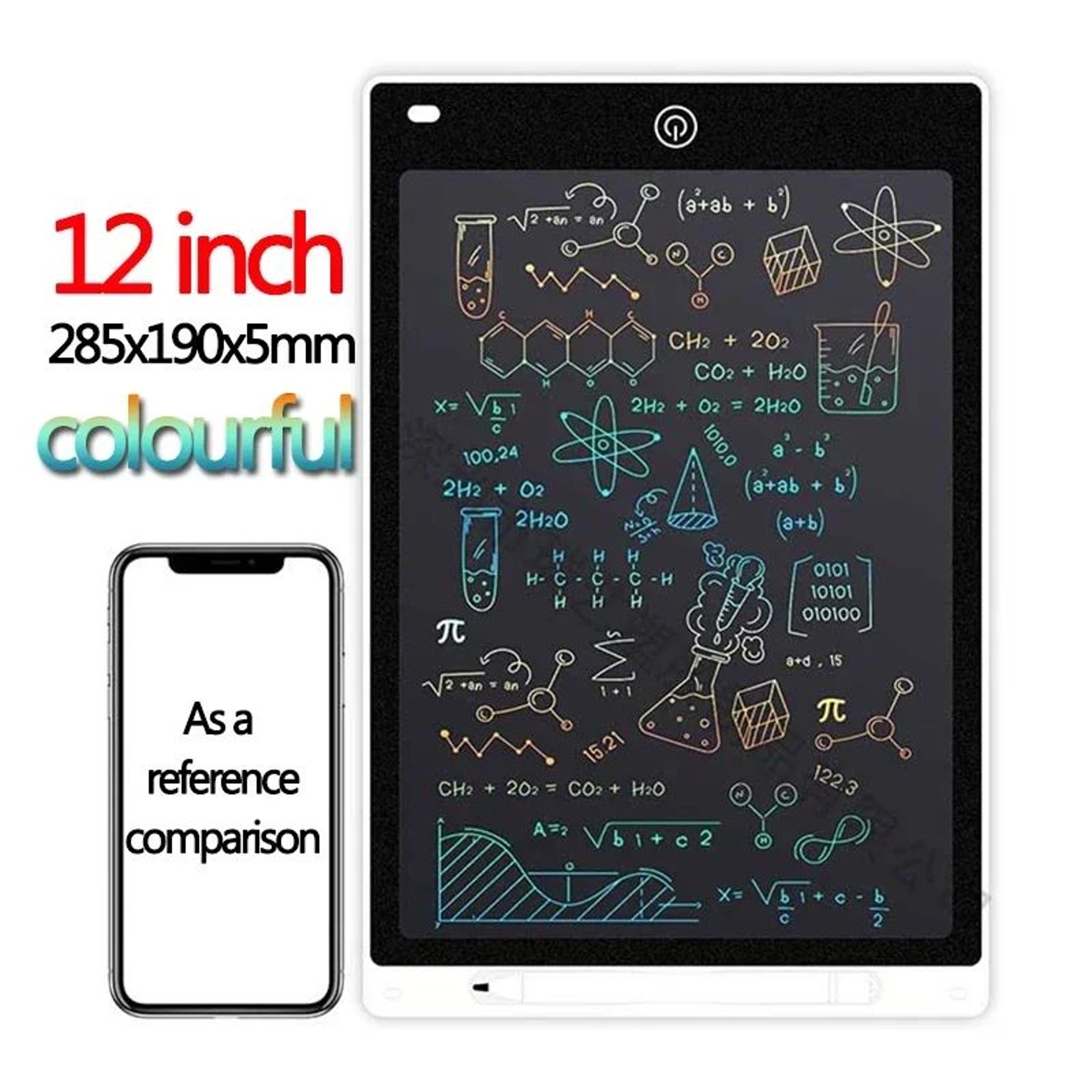 LCD Writing Tablet For Kids 10 Inch Or 12 Inch Digital Drawing Board Reusable Handwriting Pad Magic 26