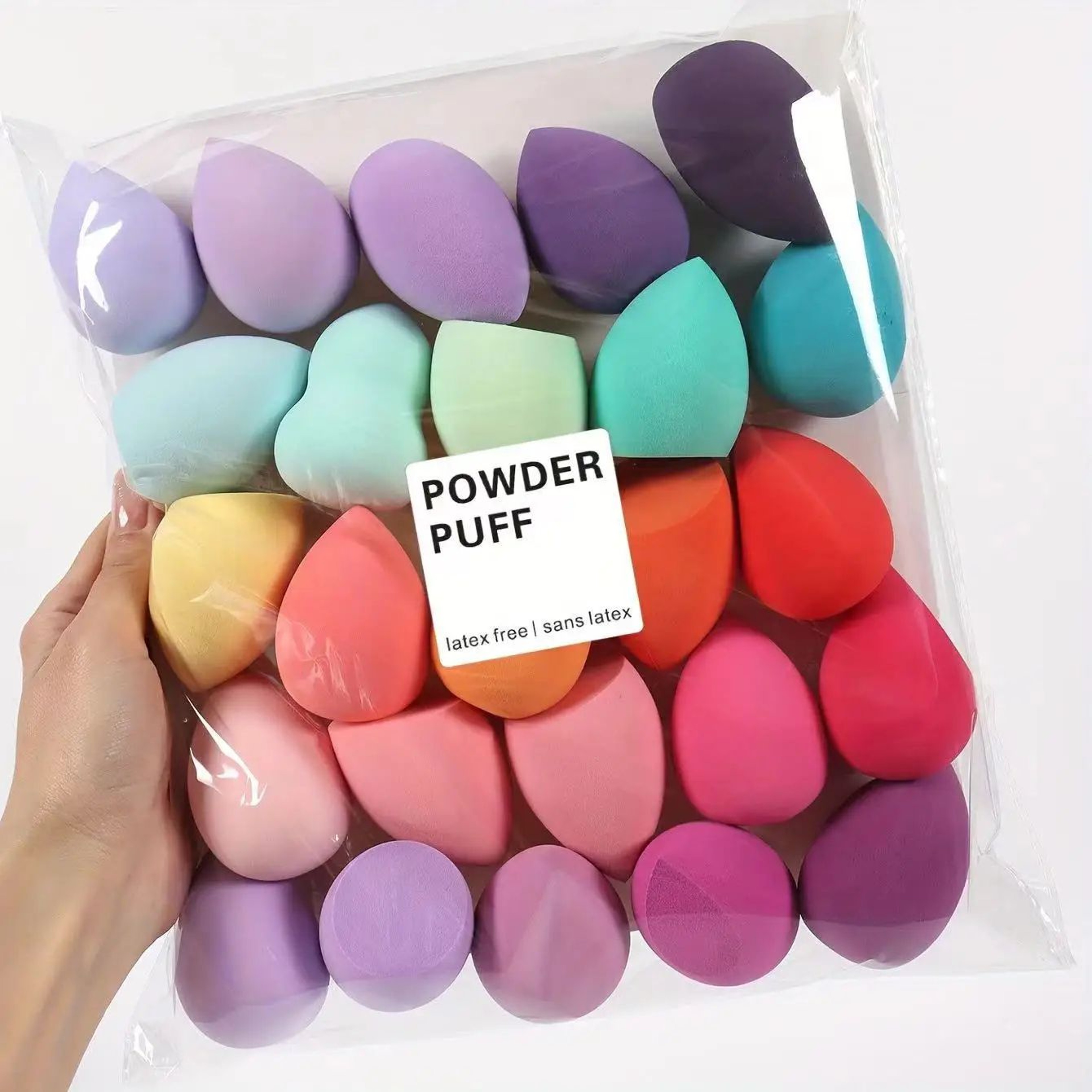 Makeup Sponge Set Beauty Blender Eggs Dry Wet Dual Use For Liquid Foundation BB Cream Powder 4