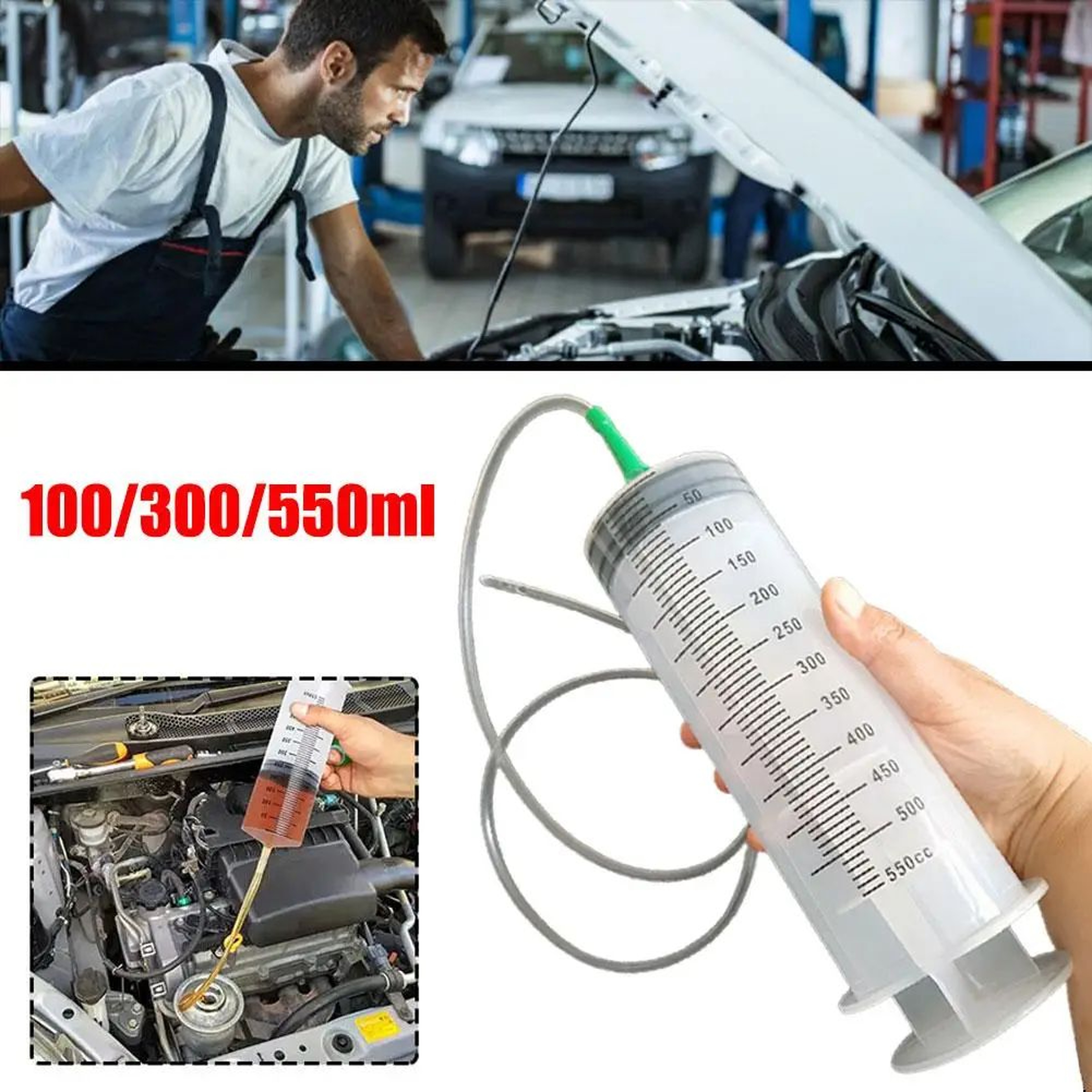 Large Capacity Measuring Syringe Pump With 33 Foot Hose For Oil Transfer Pet Feeding Hydroponics Nu 1