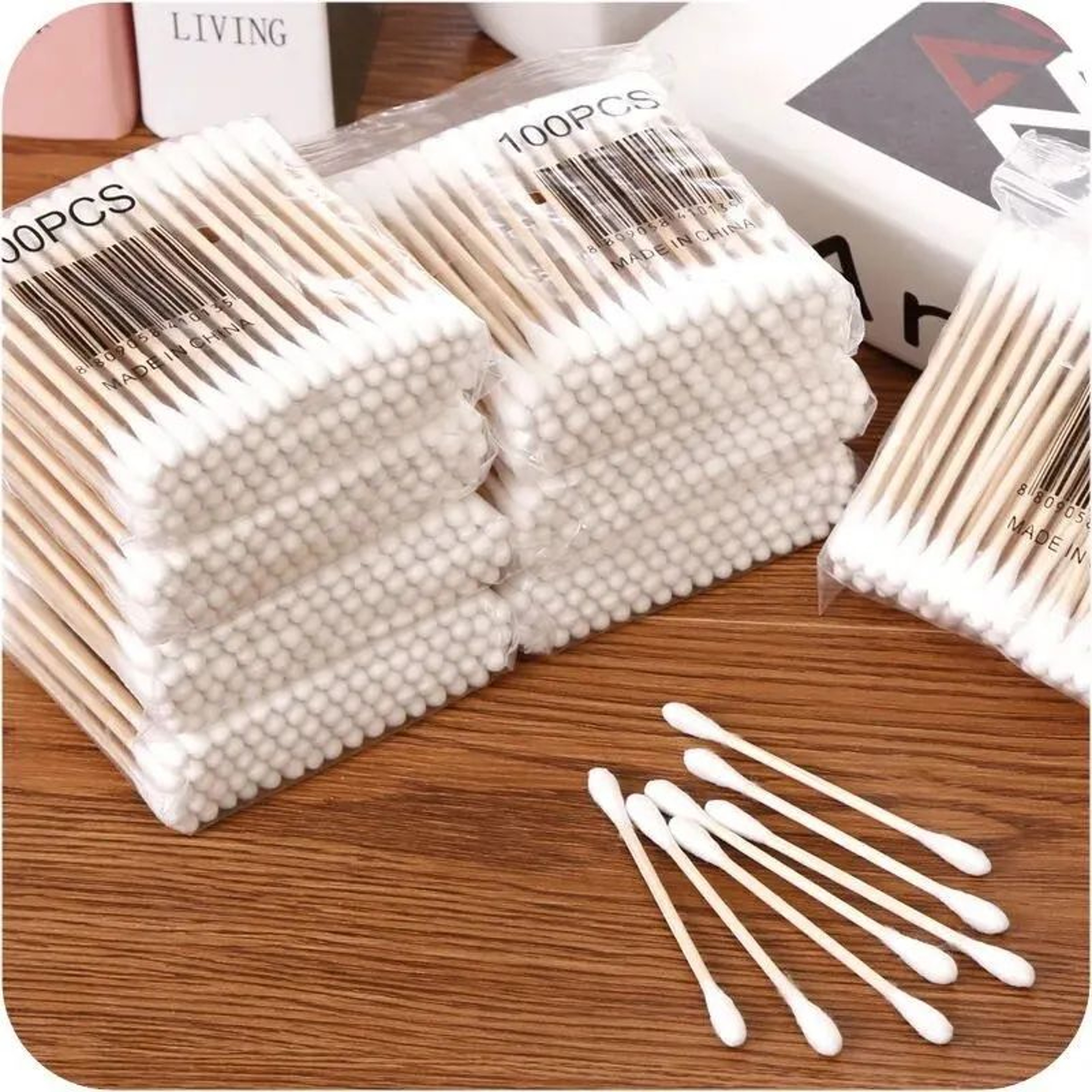 Double Head Cotton Swabs For Makeup Ear And Nose Cleaning Lipstick Touch Ups And Daily Personal Car 1