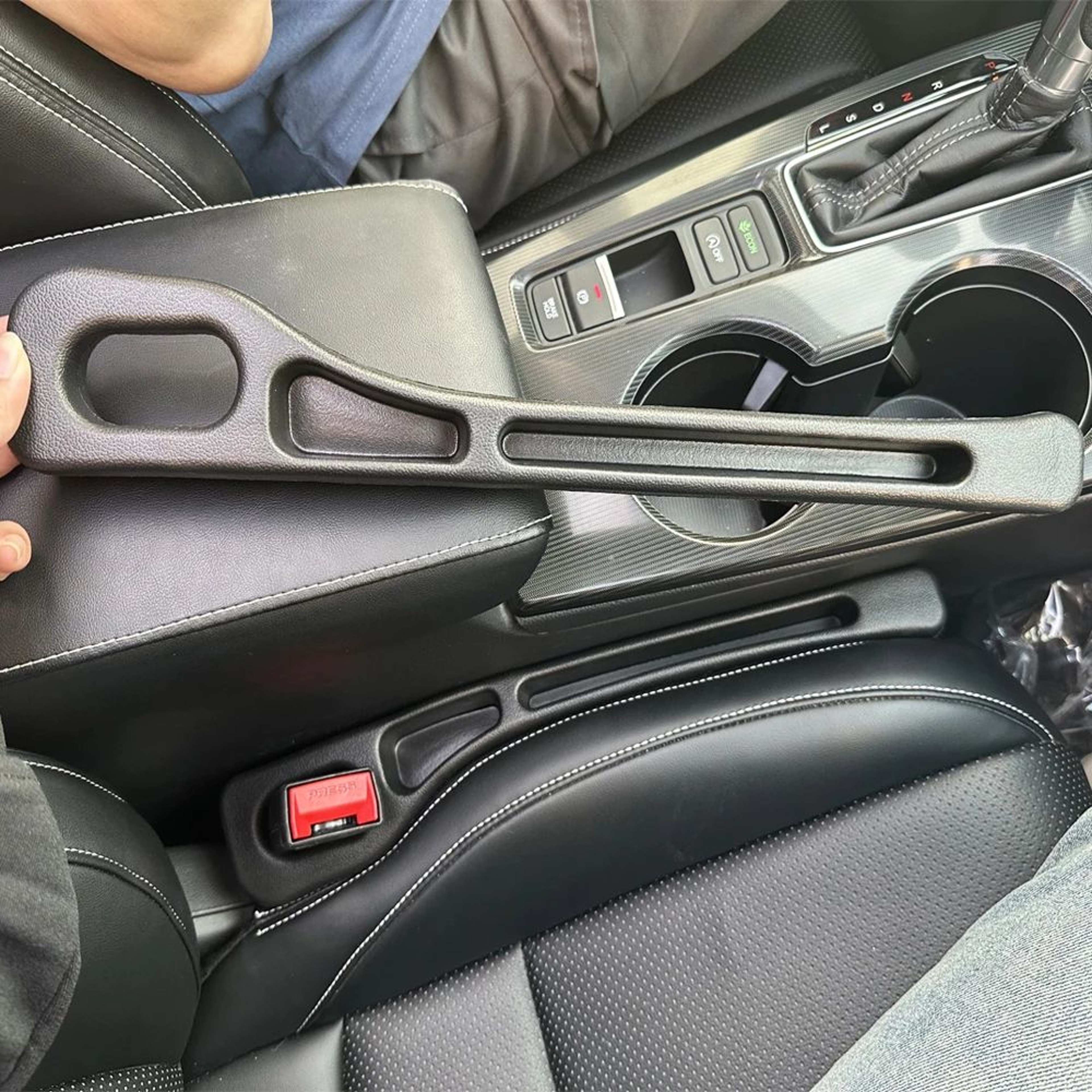 Car Seat Gap Filler Organizer Storage Box For Seat Crevice Console Side Pocket Holder Interior Auto 7