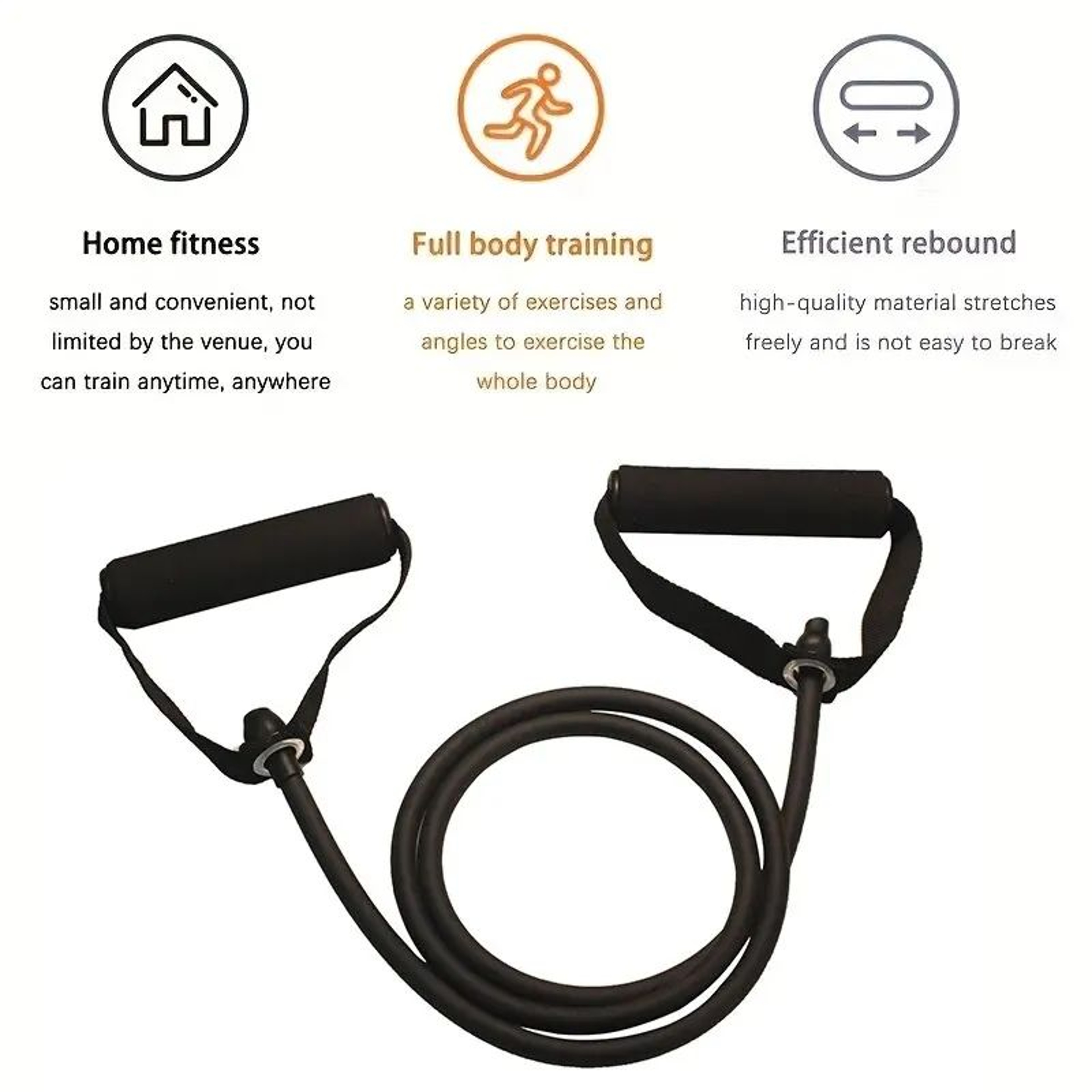 Resistance Bands With Handles For Home Workouts Strength Training Exercise Bands For Men And Women 4