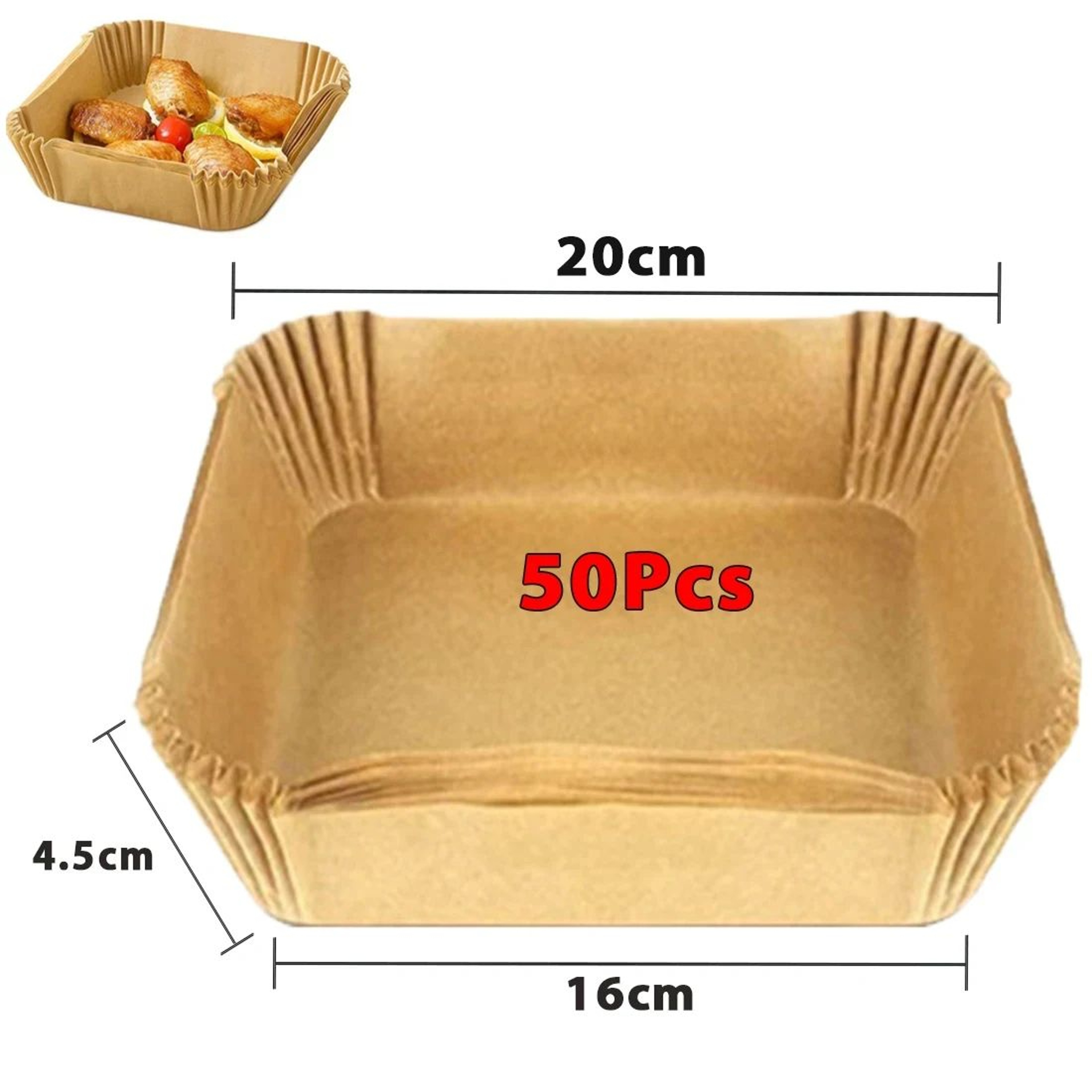 Disposable Air Fryer Paper Liners NonStick Round Parchment Baking Papers 50100pcs OilProof Heat Res 8