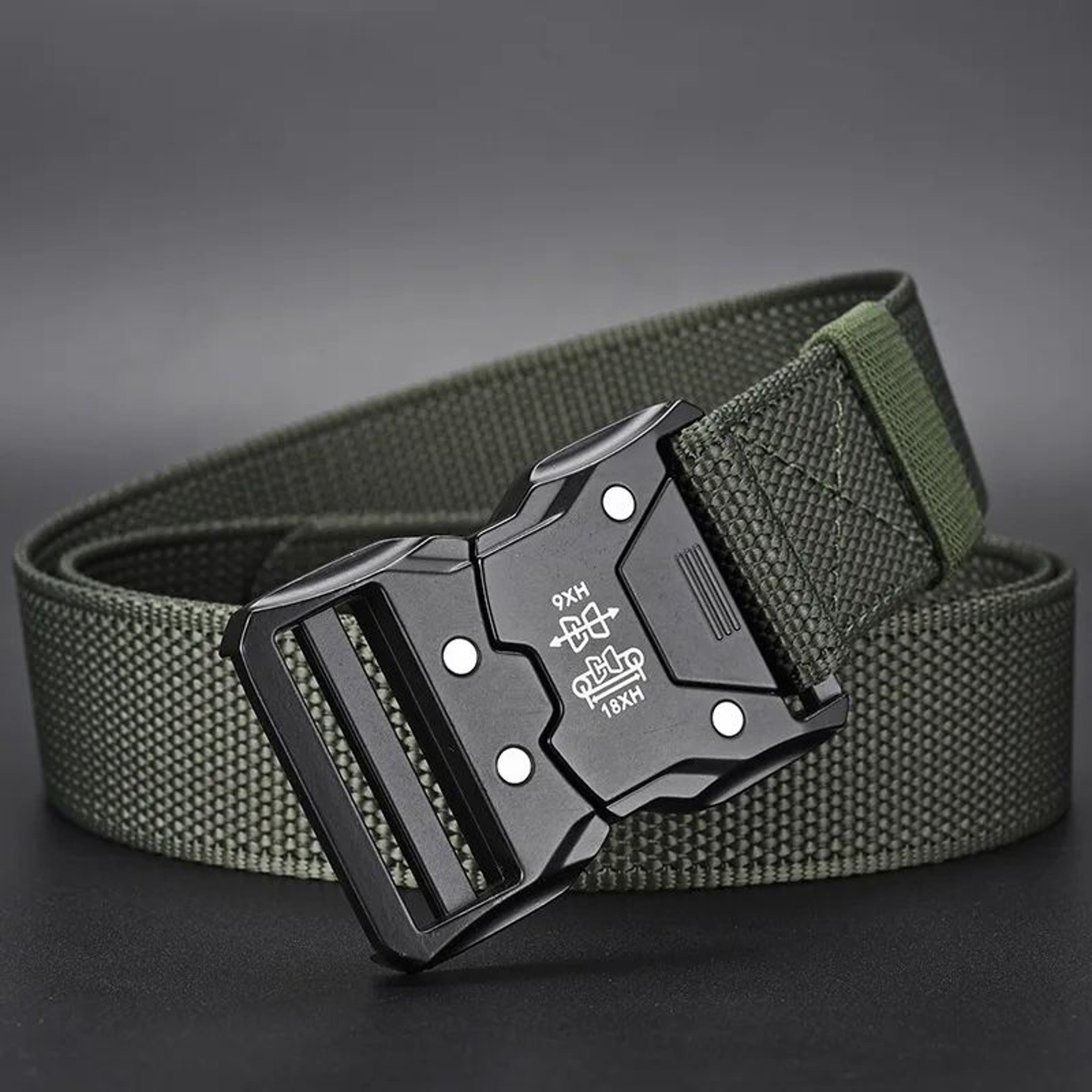 Tactical Waist Belt With Automatic Buckle Durable Unisex Outdoor Belt For Men  Women Everyday Utili 8