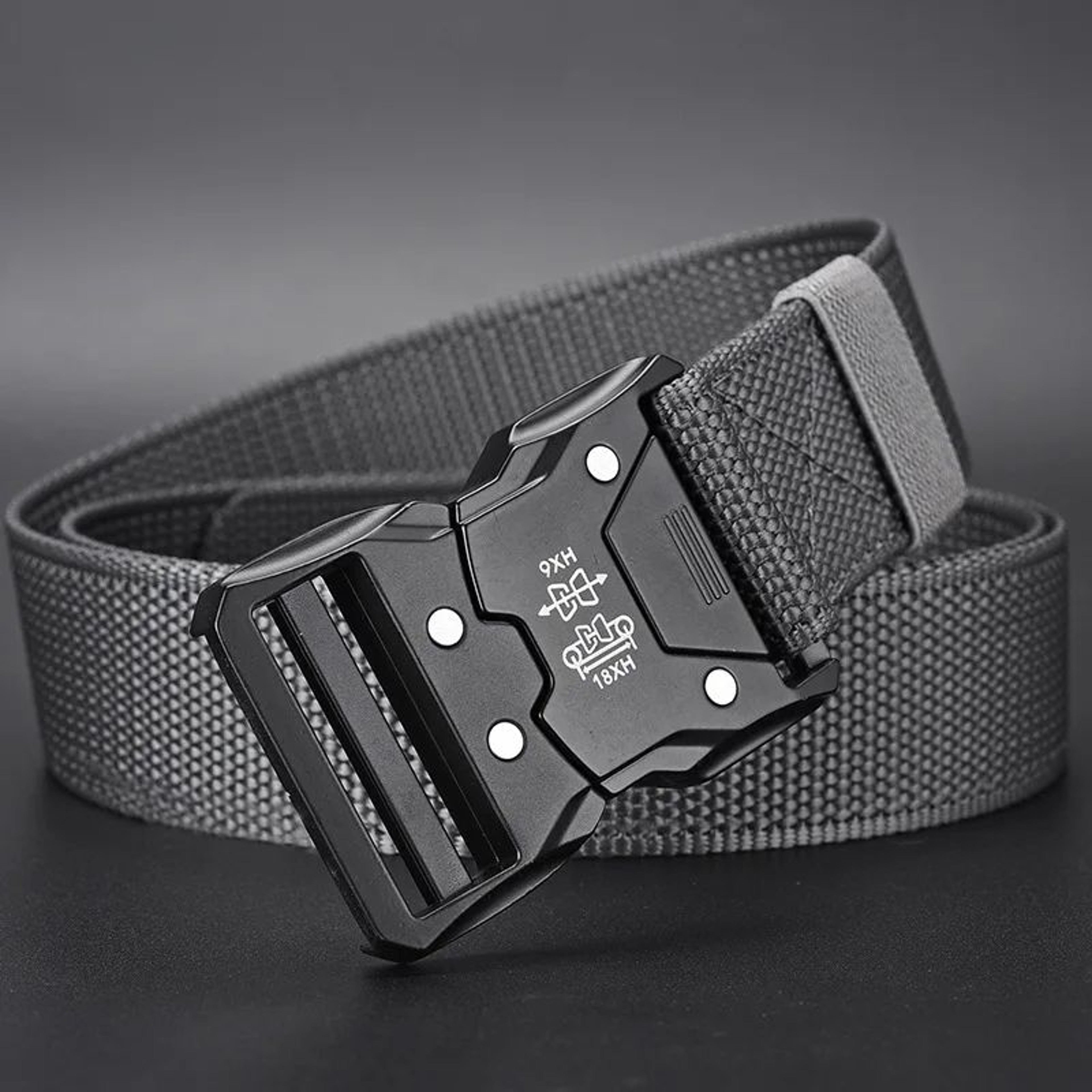 Tactical Waist Belt With Automatic Buckle Durable Unisex Outdoor Belt For Men  Women Everyday Utili 9