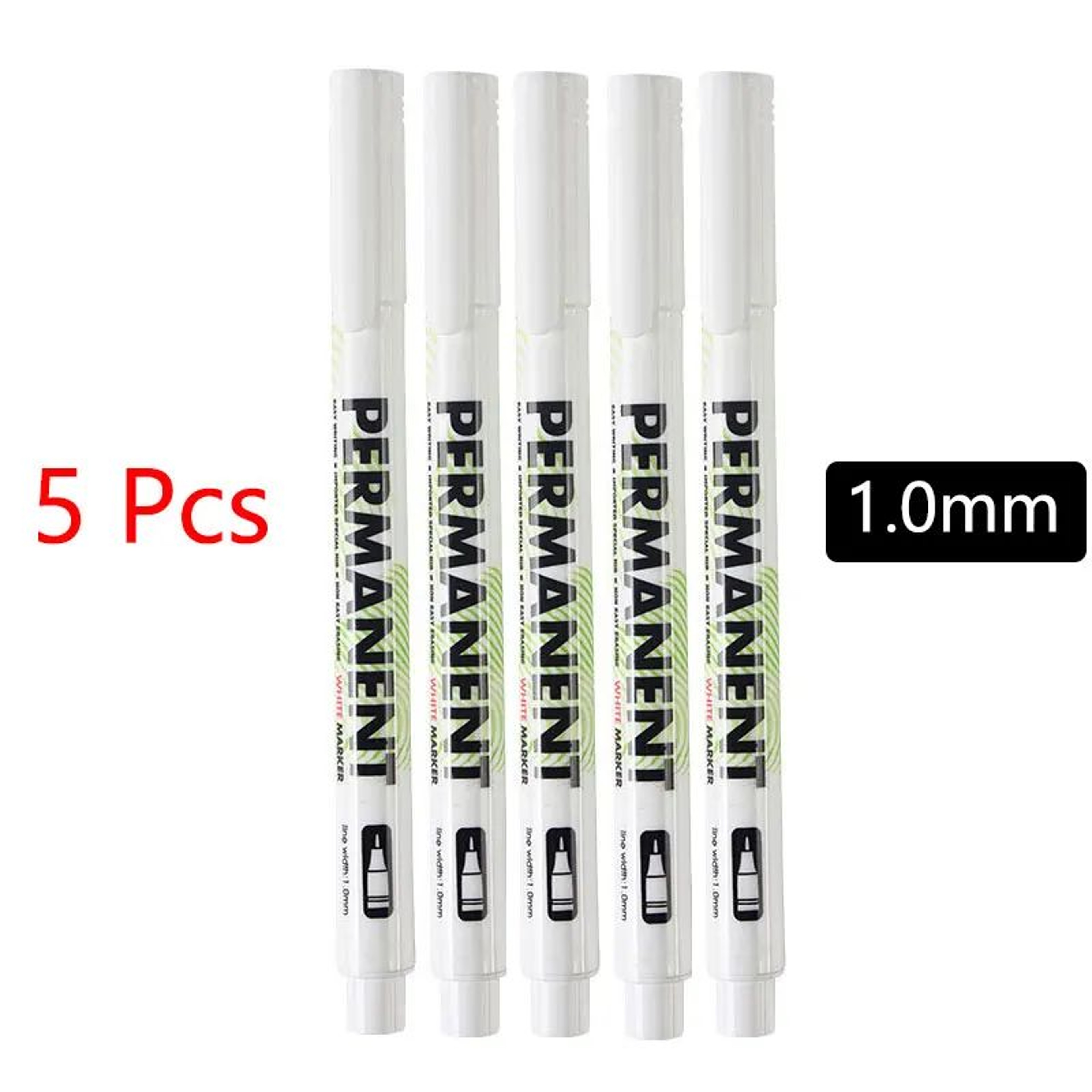 White Marker Pens Set Waterproof OilBased Gel Pens For DIY Graffiti Sketching  Writing Fine Brush T 11