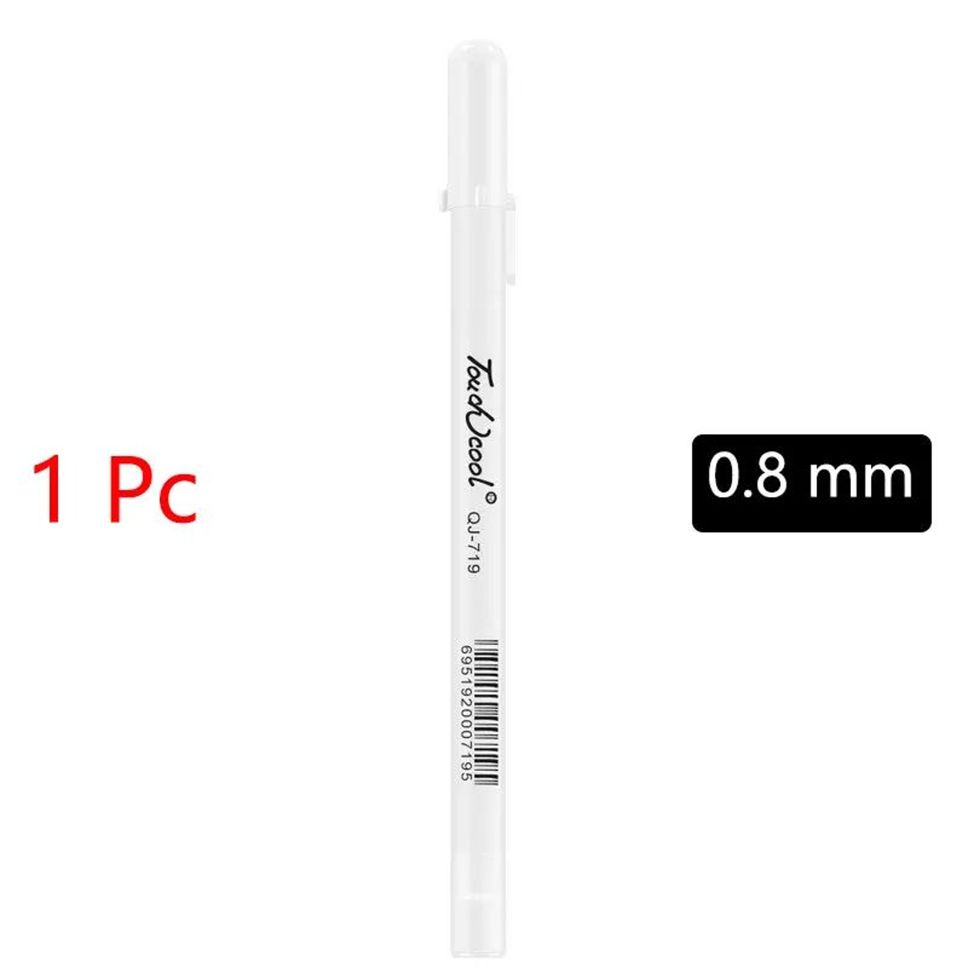 White Marker Pens Set Waterproof OilBased Gel Pens For DIY Graffiti Sketching  Writing Fine Brush T 12