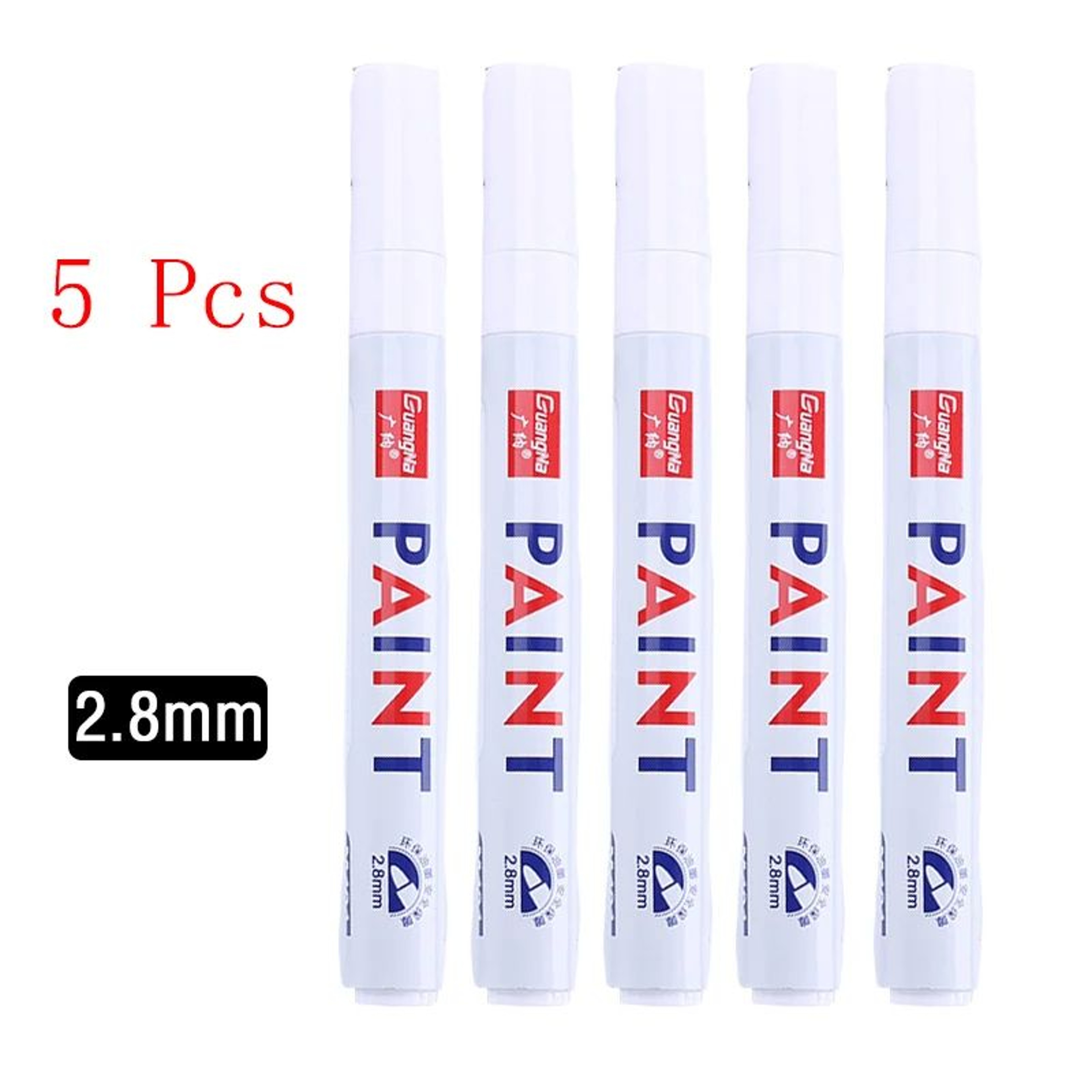 White Marker Pens Set Waterproof OilBased Gel Pens For DIY Graffiti Sketching  Writing Fine Brush T 20