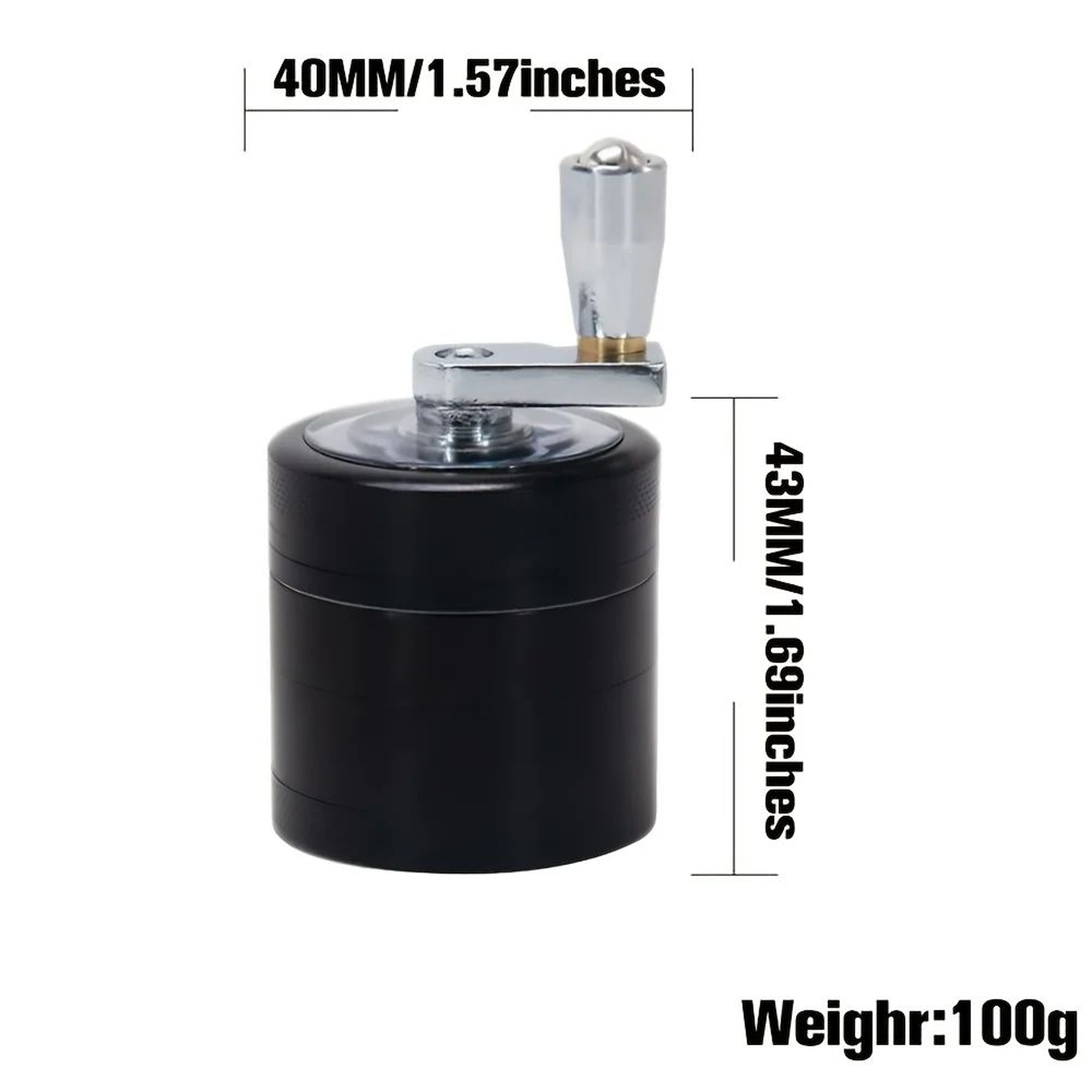 Nut  Hard Spice Grinder Manual Crusher For Nutmeg Ginger Rock Salt  Peppercorns Handheld Tool 4