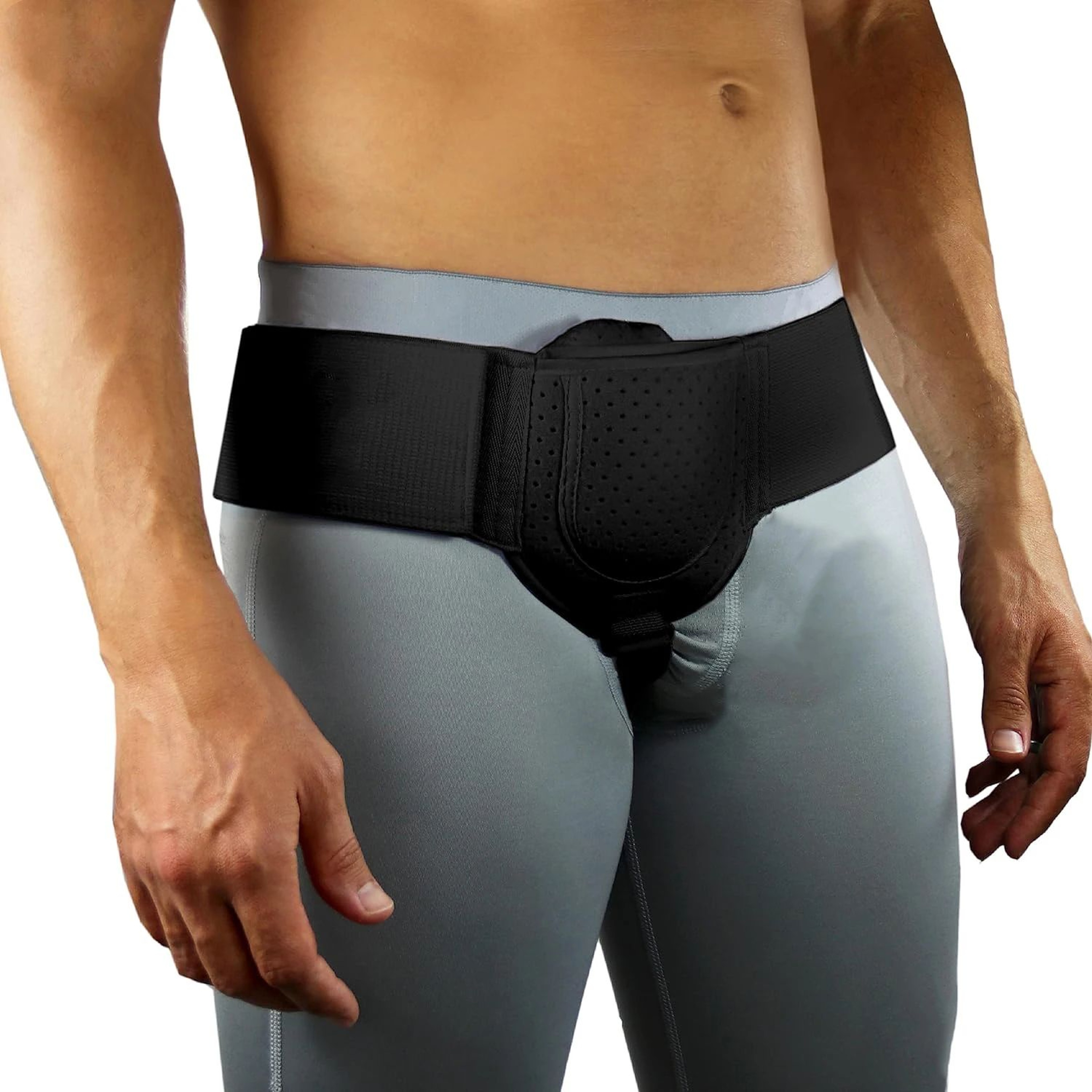 Hernia Belt Truss For Inguinal Support Breathable Pain Relief Recovery Strap For Men  Women 6