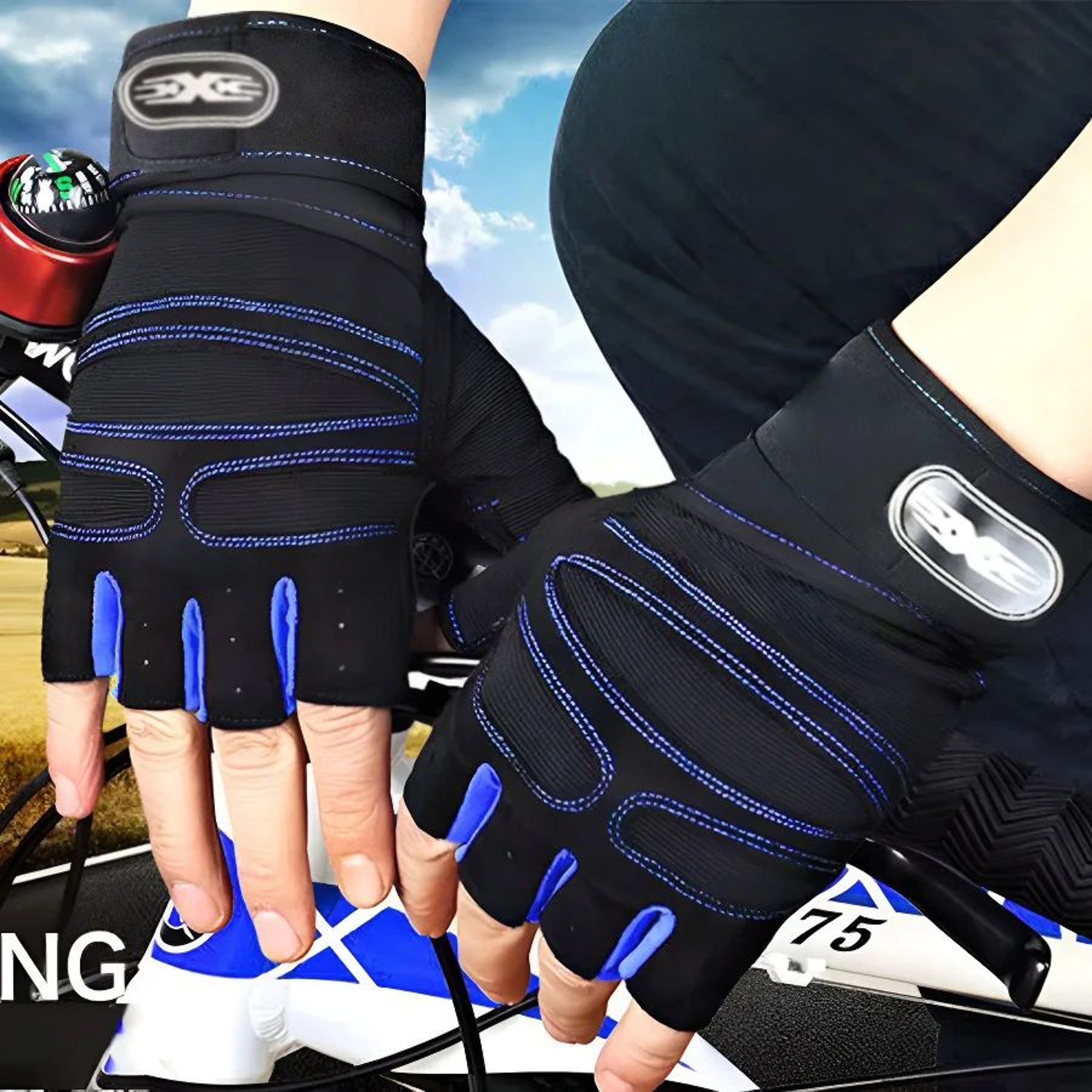 Gym Gloves For Men  Women Fitness Weight Lifting Wristband Gloves Shockproof Training Sports Cyclin 3