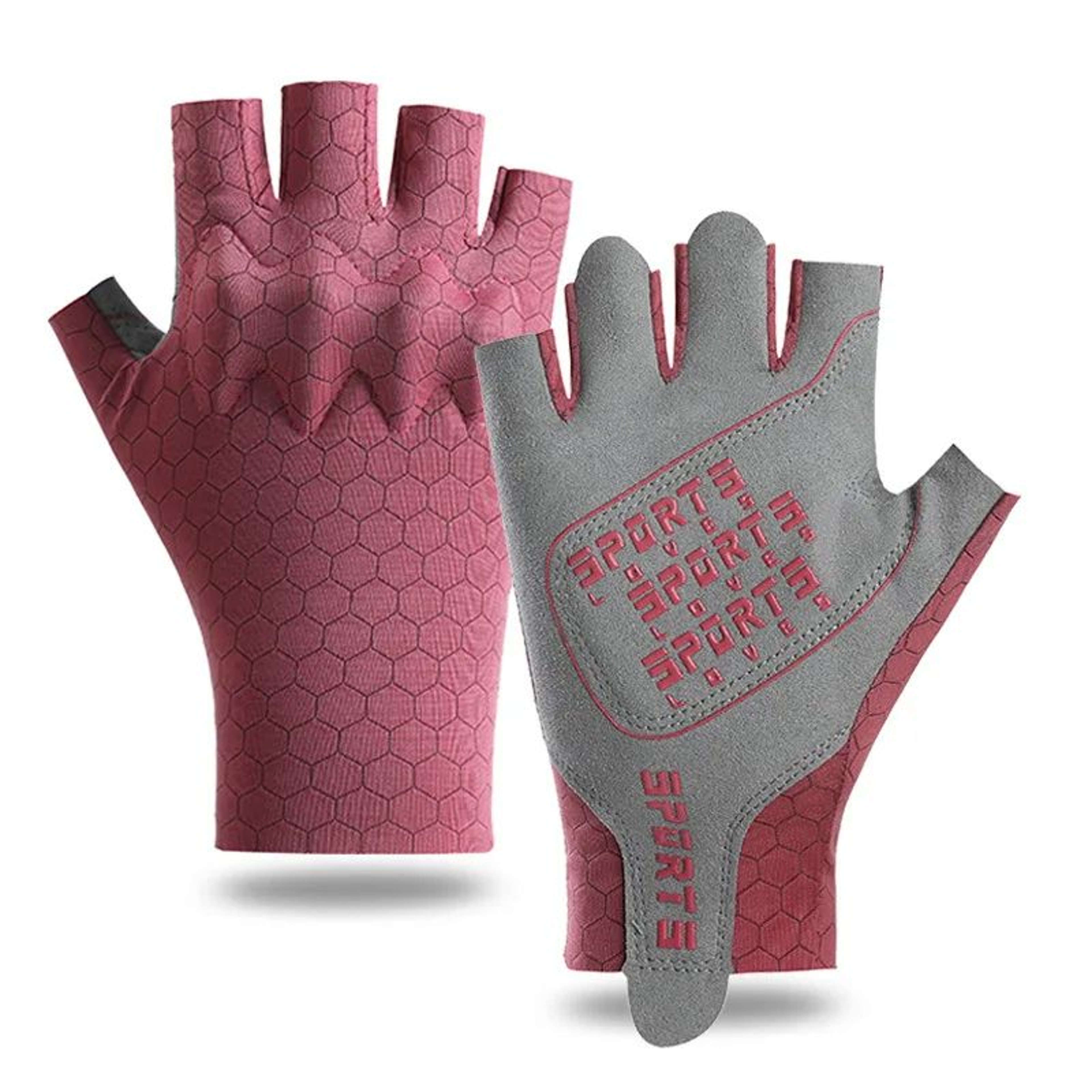 Professional Gym Fitness Gloves Breathable AntiSlip HalfFinger For Cycling Fishing Training Men Wom 1