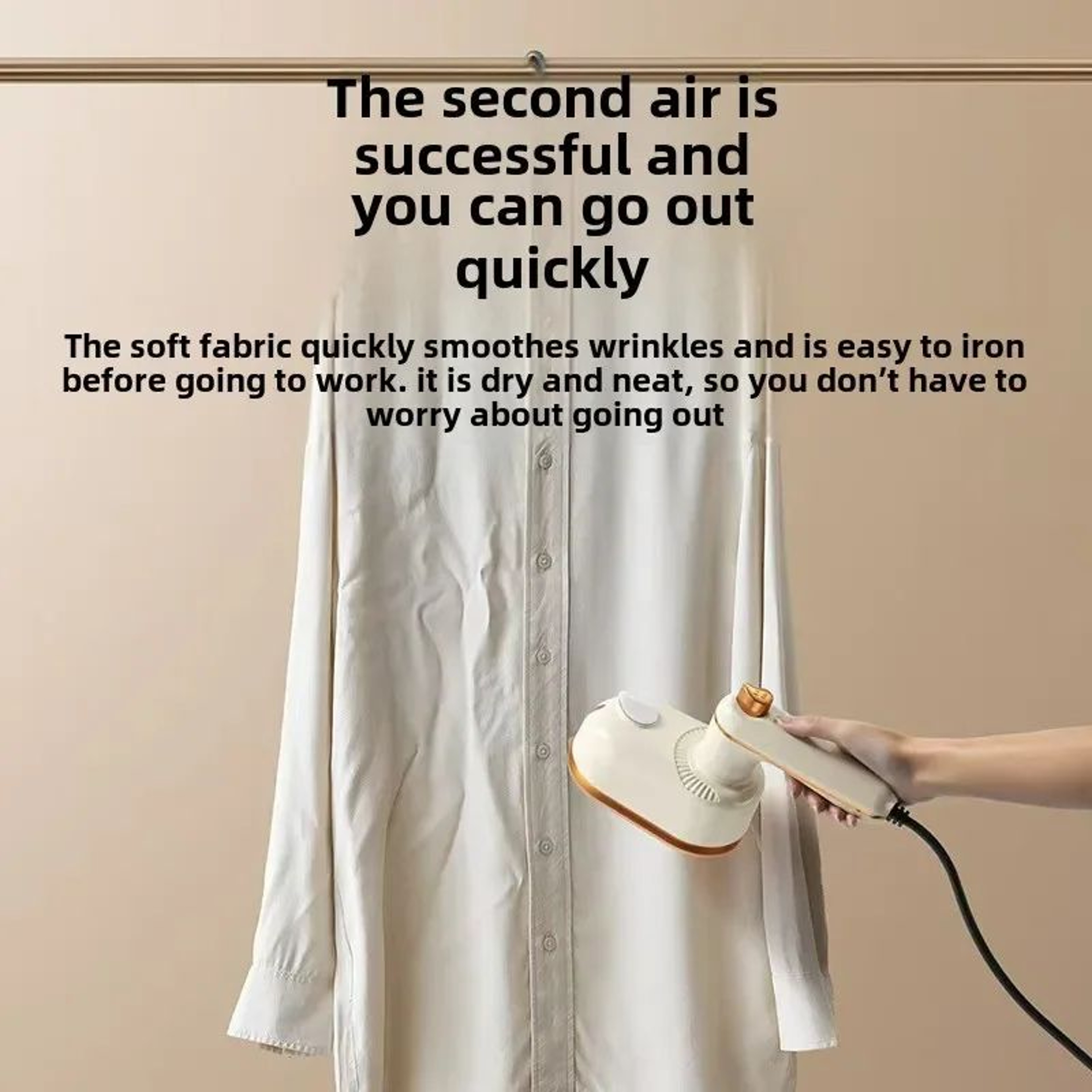 Portable Steam Iron Handheld 2in1 Flat  Hanging Garment Iron Mini Rotating Electric Clothes Steamer 2