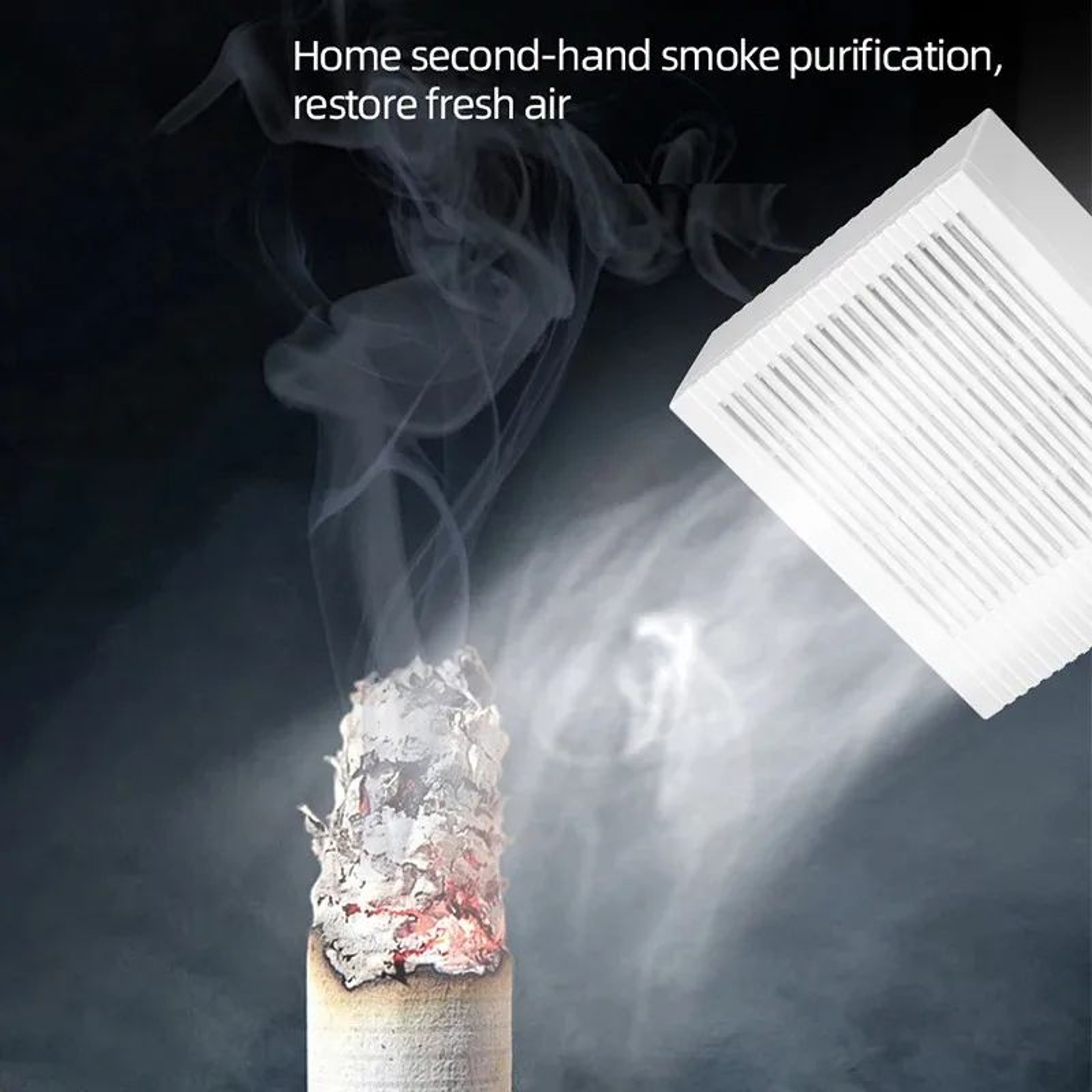 Desktop Air Purifier With HEPA Filter Portable Air Cleaner Odor Remover Mini Air Freshener For Car  3