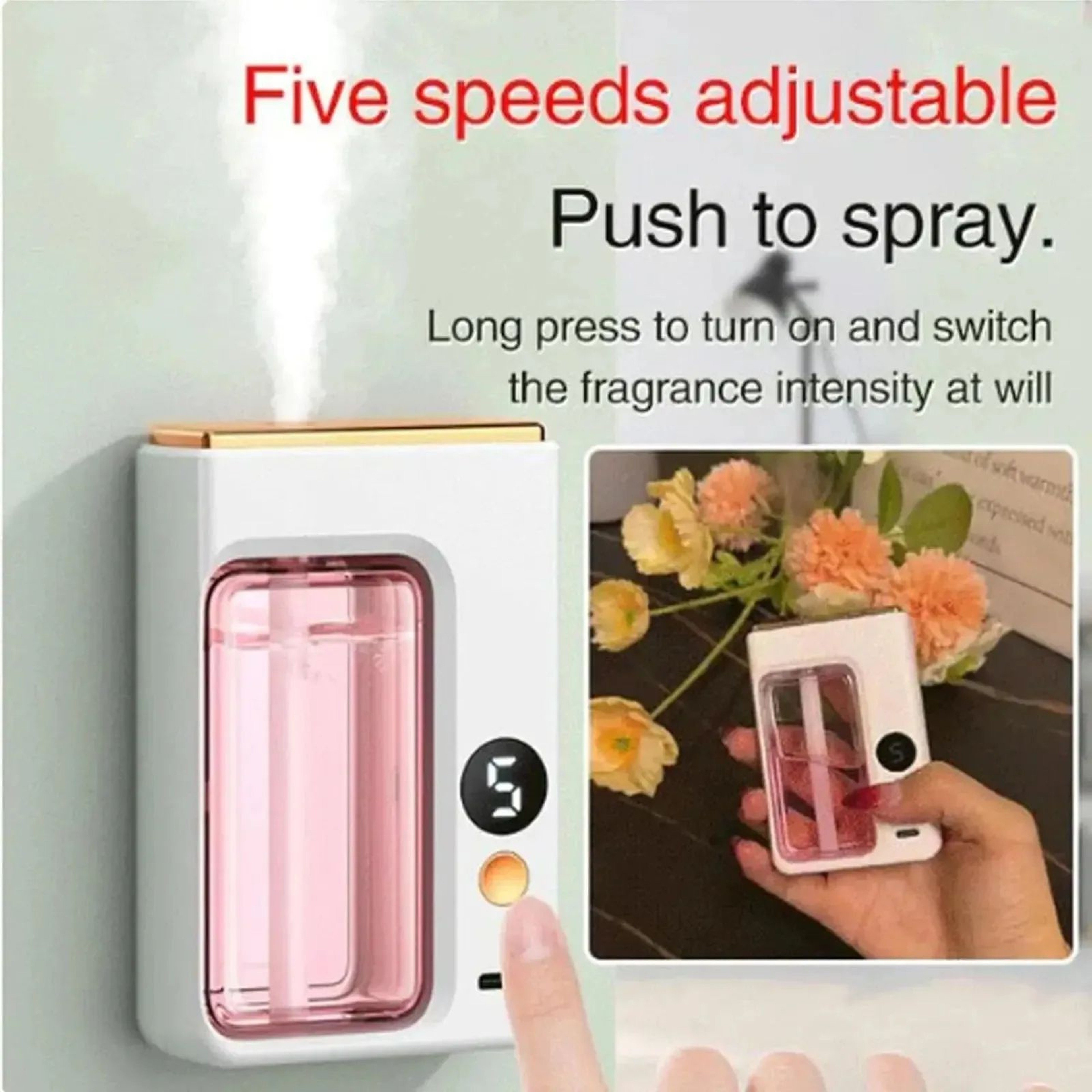 Automatic Aromatherapy Machine Portable Mini Fragrance Sprayer  Luxury Air Freshener For Hilton  Sh 2