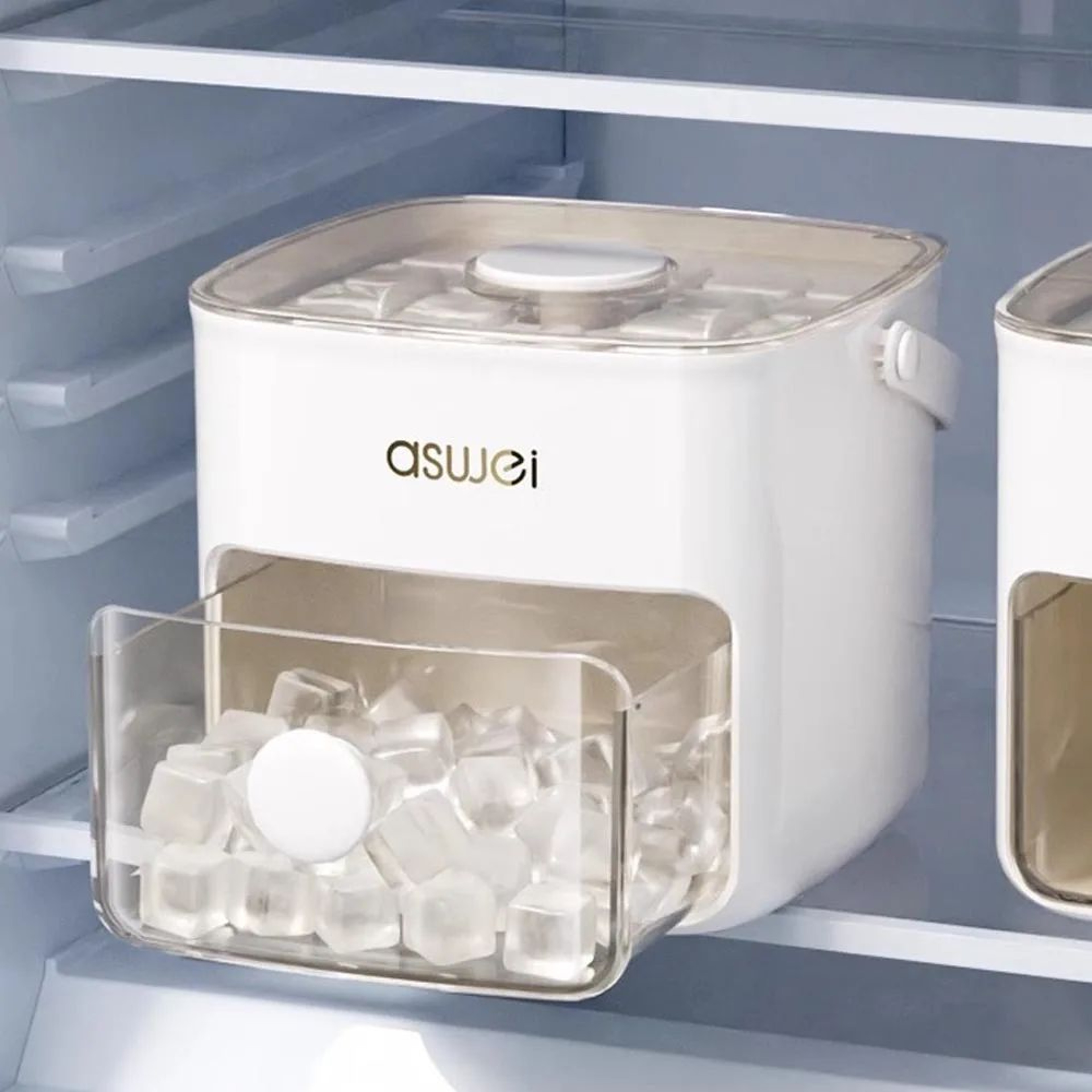 48Grid Ice Cube Mold LargeCapacity Ice Maker Box  OneTouch Release Portable Ice Tray 4