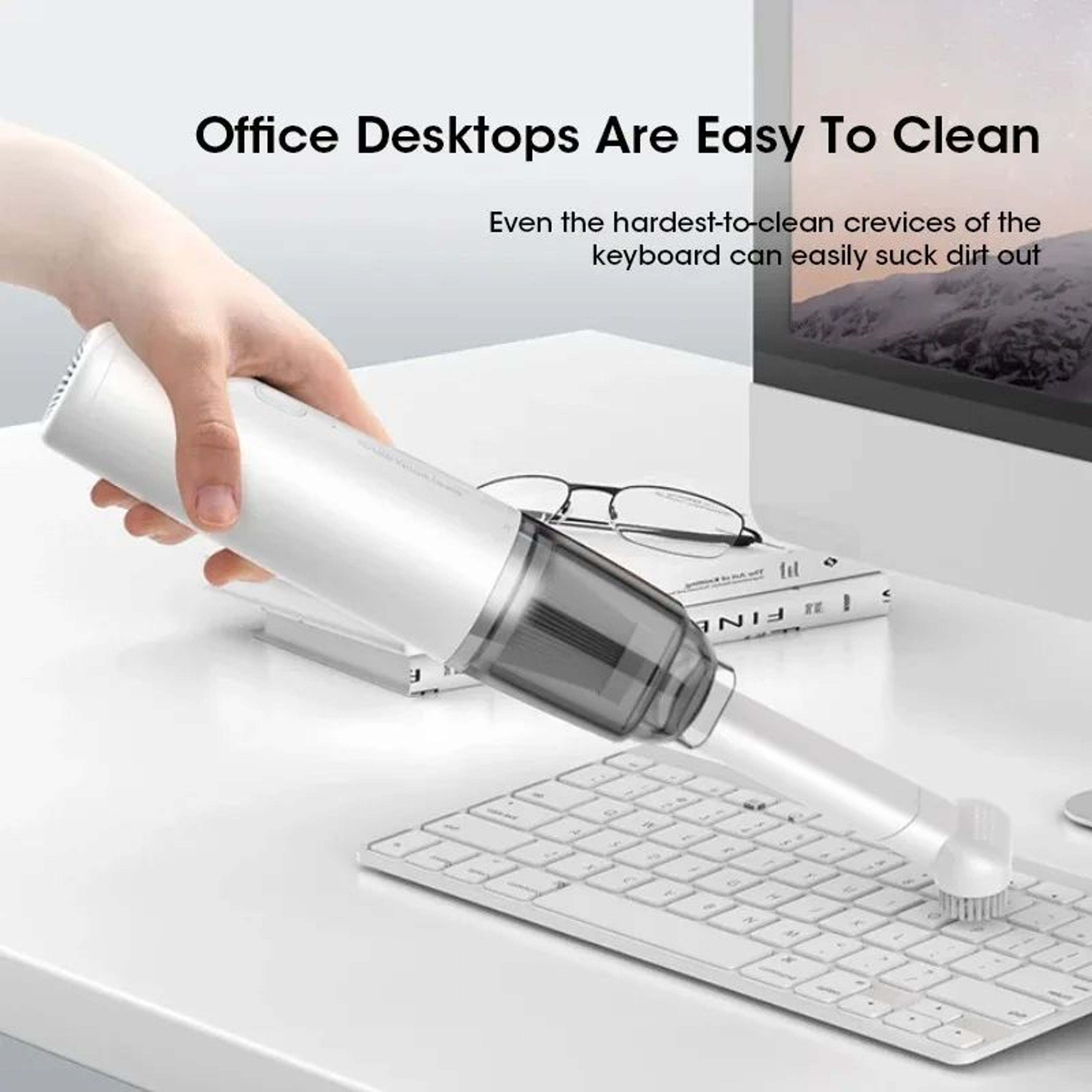 Portable Handheld Wireless Vacuum Cleaner  Rechargeable HighSuction Mini Dust Remover For Car  Home 2