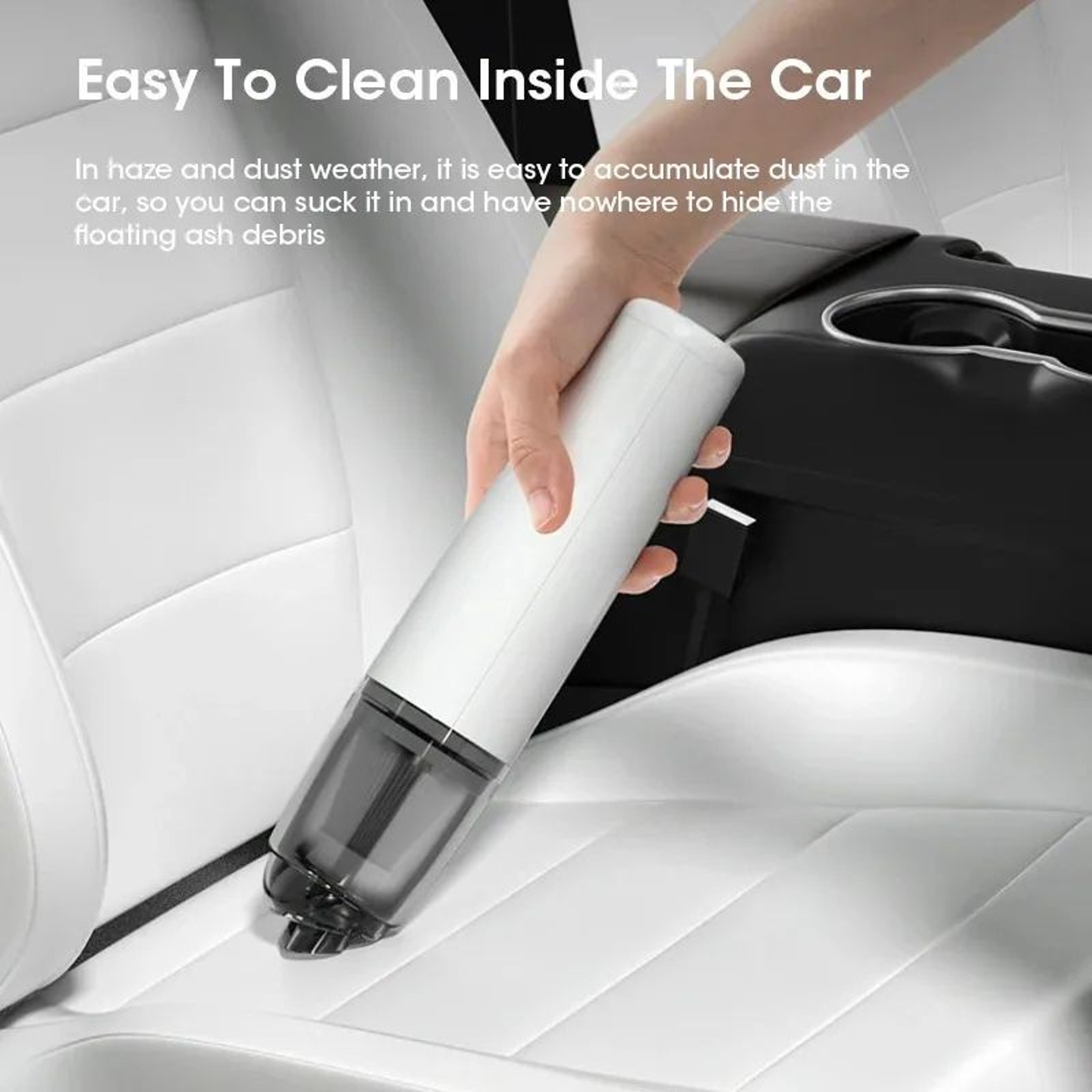 Portable Handheld Wireless Vacuum Cleaner  Rechargeable HighSuction Mini Dust Remover For Car  Home 3