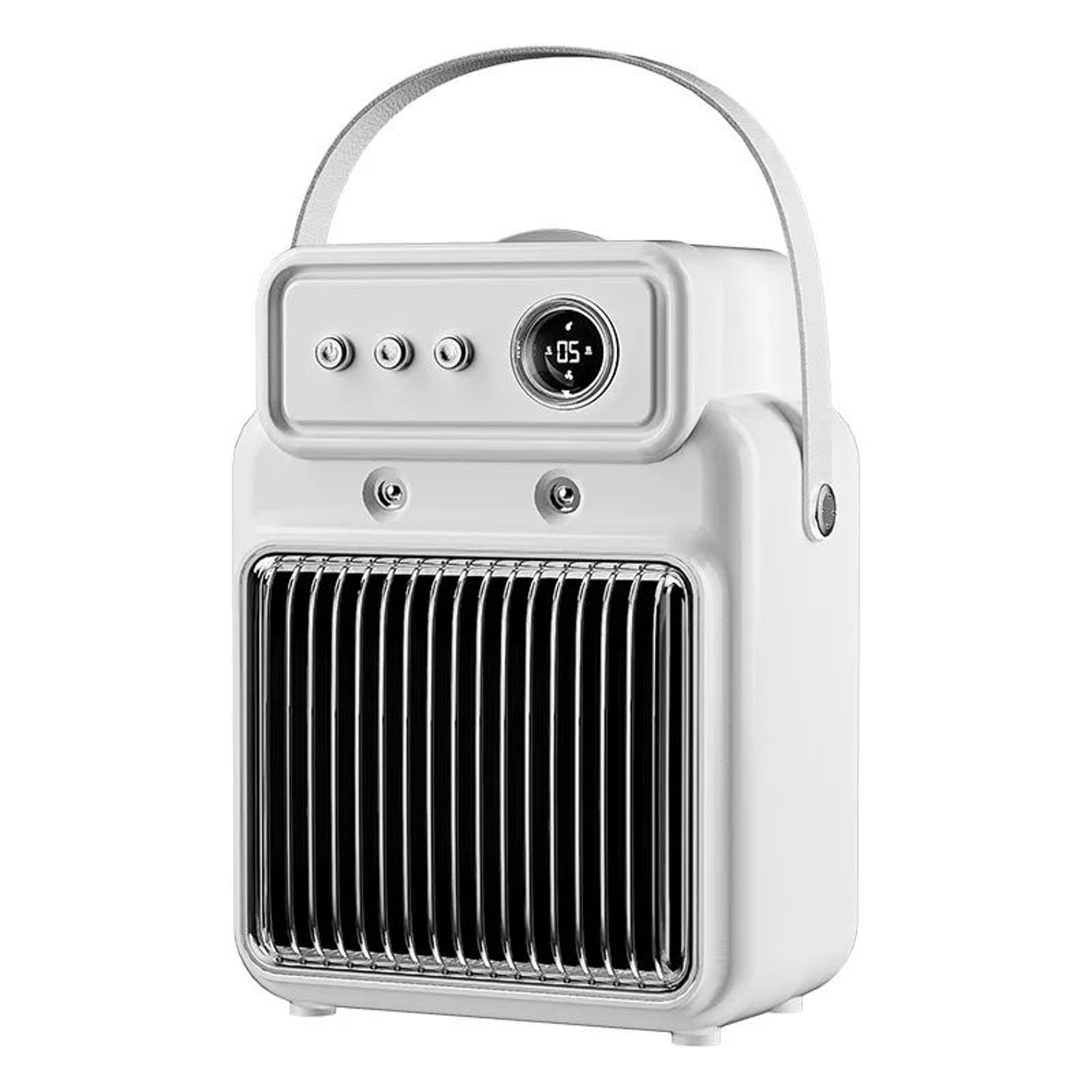 Electric Desktop Heater With Humidifier  2in1 Intelligent Warm Air Heater With 3Speed Adjustment Fo 6