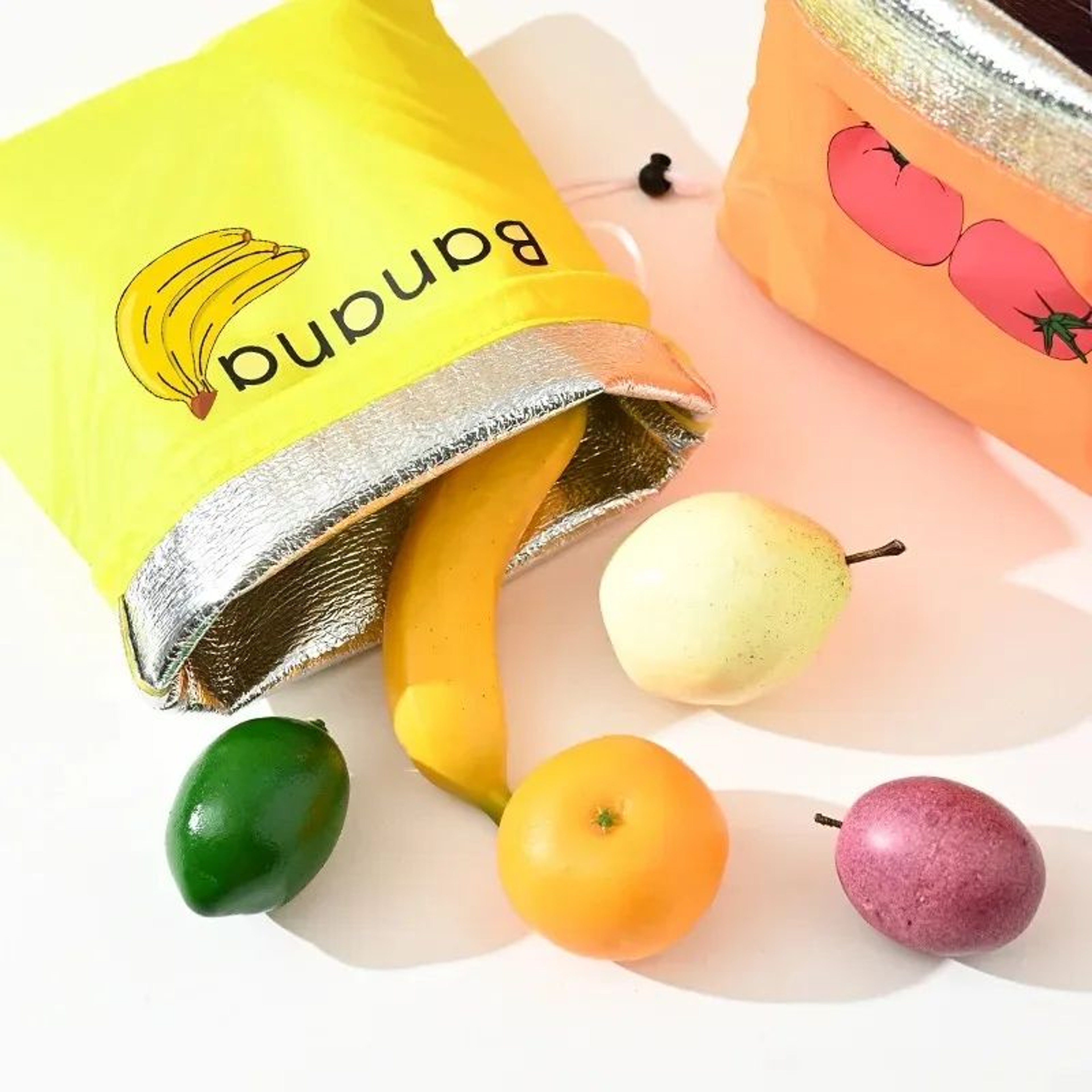Insulated FreshKeeper Drawstring Bag  Reusable Vegetable  Fruit Storage Organizer For Bananas Lettu 3