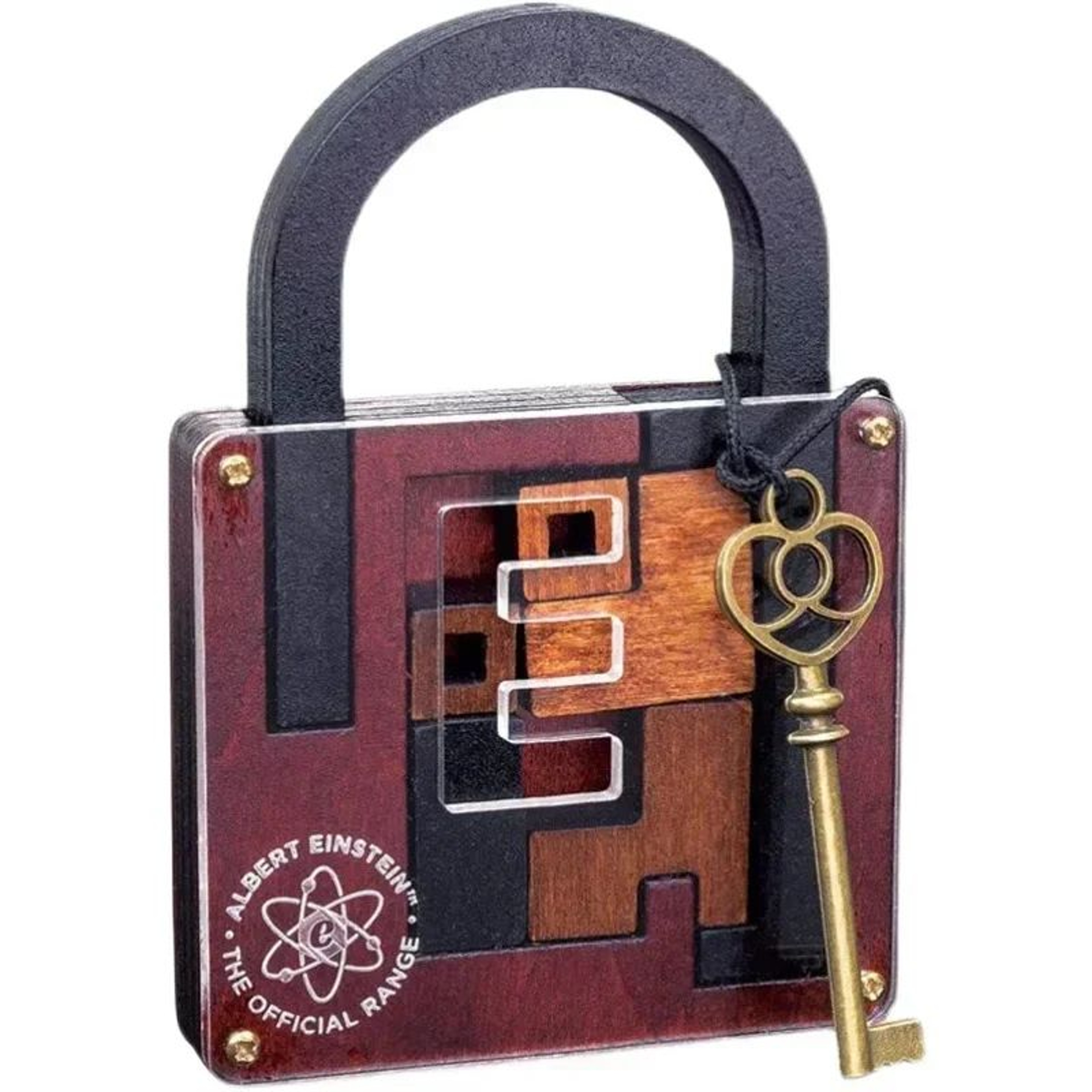 Classic Wooden Brainteaser Puzzle  IQ Lock Challenge Game For Kids Cognitive Development 3